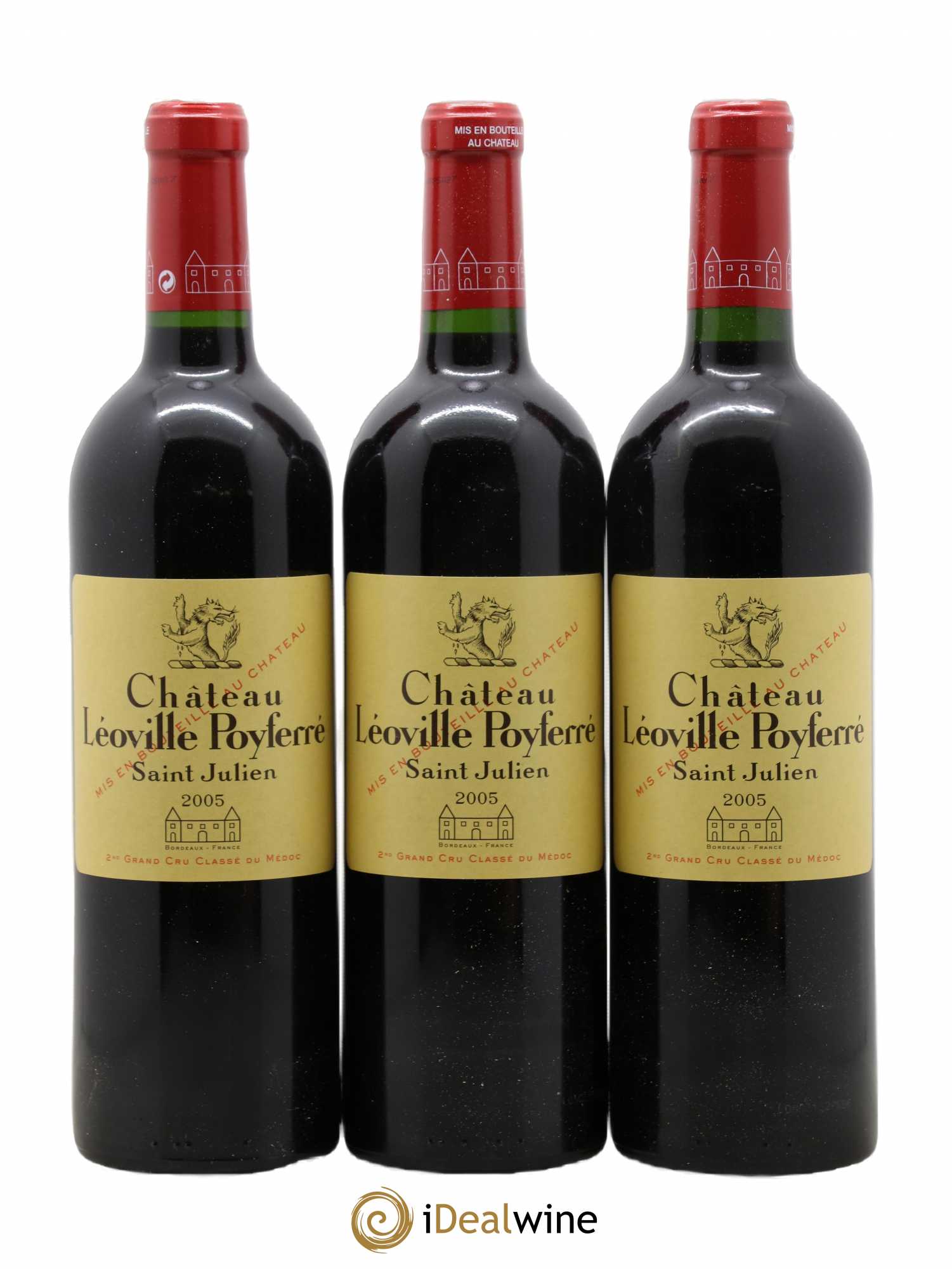 Château Léoville Poyferré 2ème Grand Cru Classé 2005 - Lot de 6 bouteilles - 2