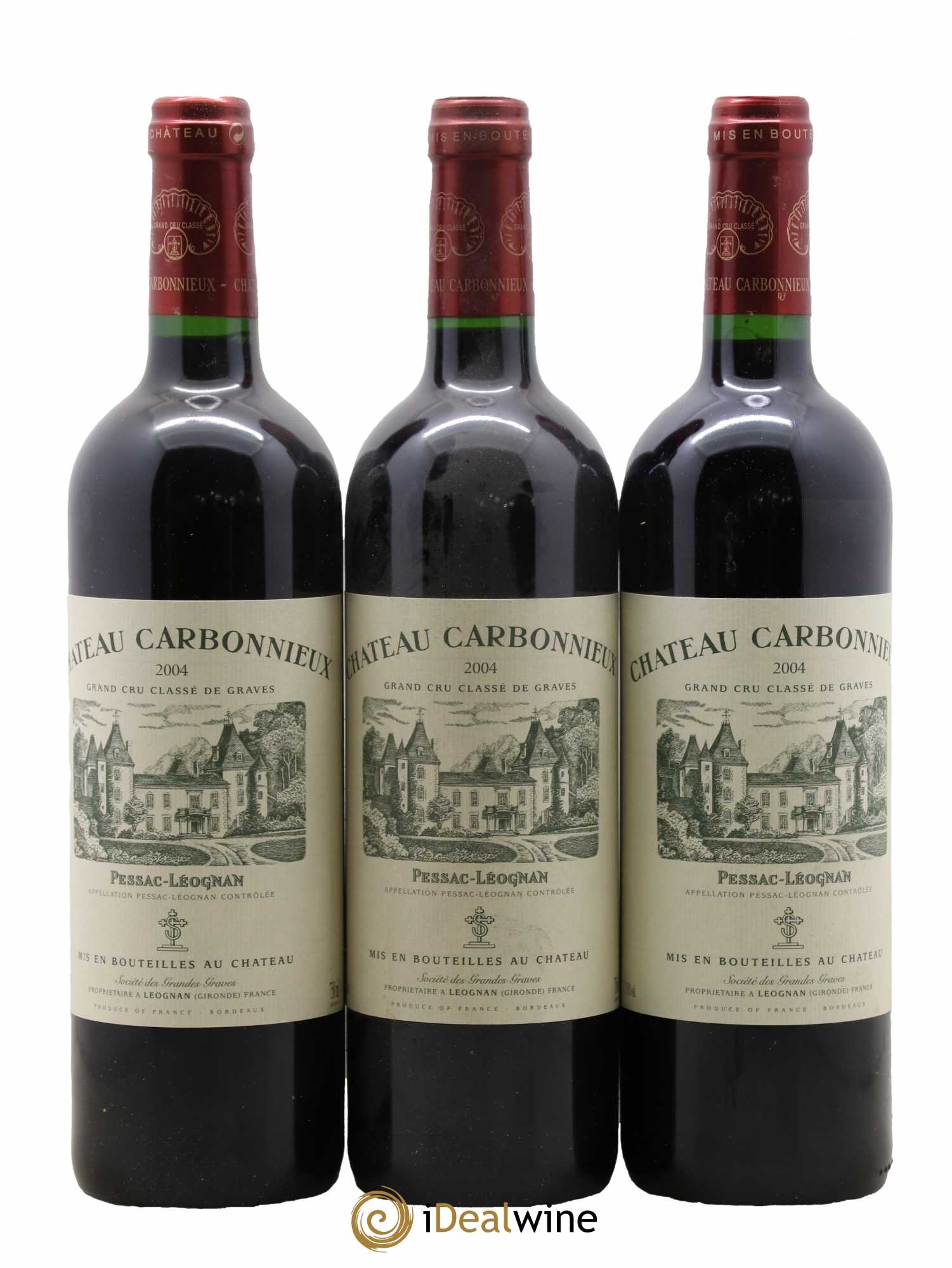 Château Carbonnieux Cru Classé de Graves 2004 - Lot de 6 bouteilles - 2