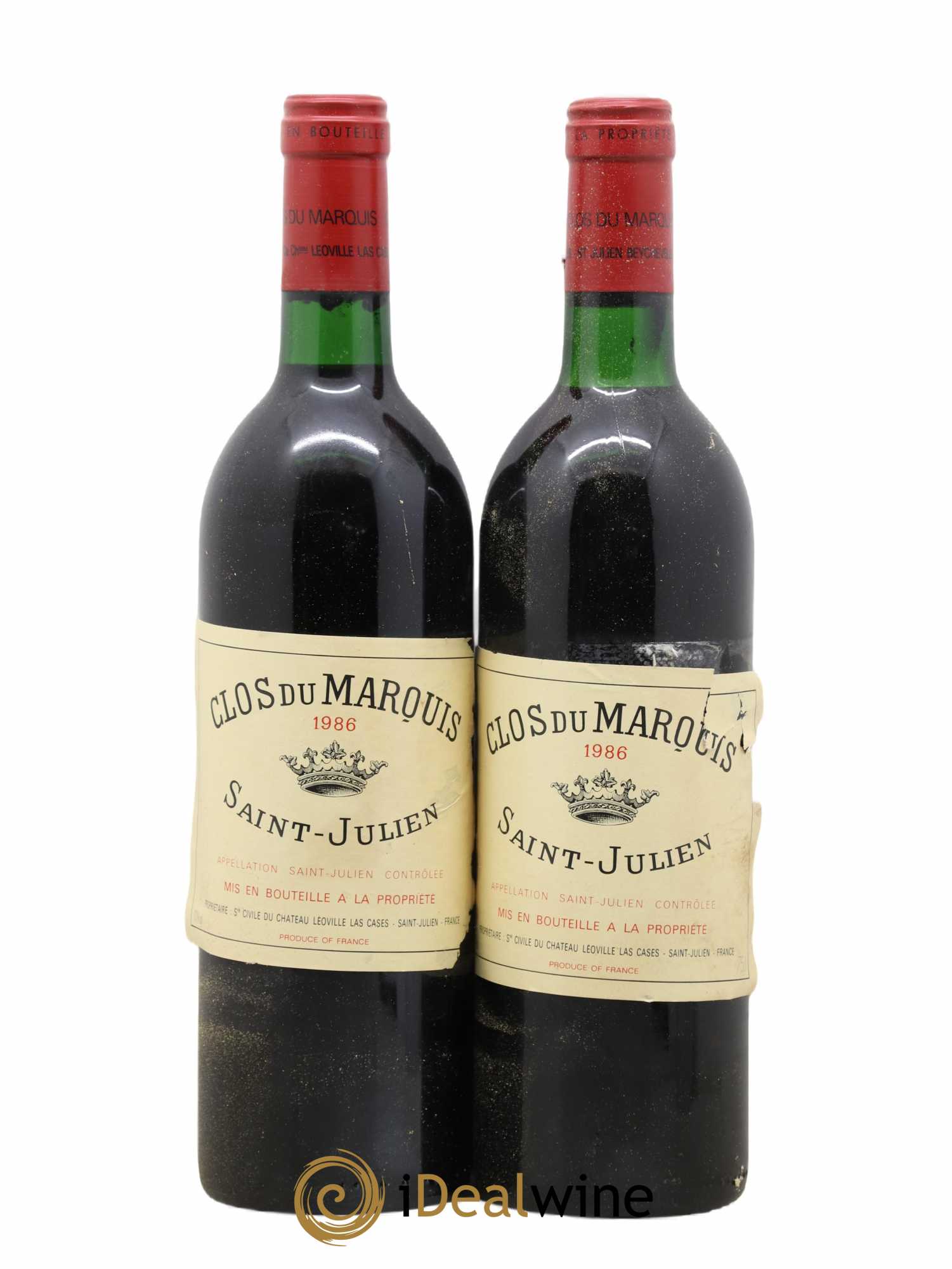 Clos du Marquis 1986 - Lot de 2 bouteilles - 0