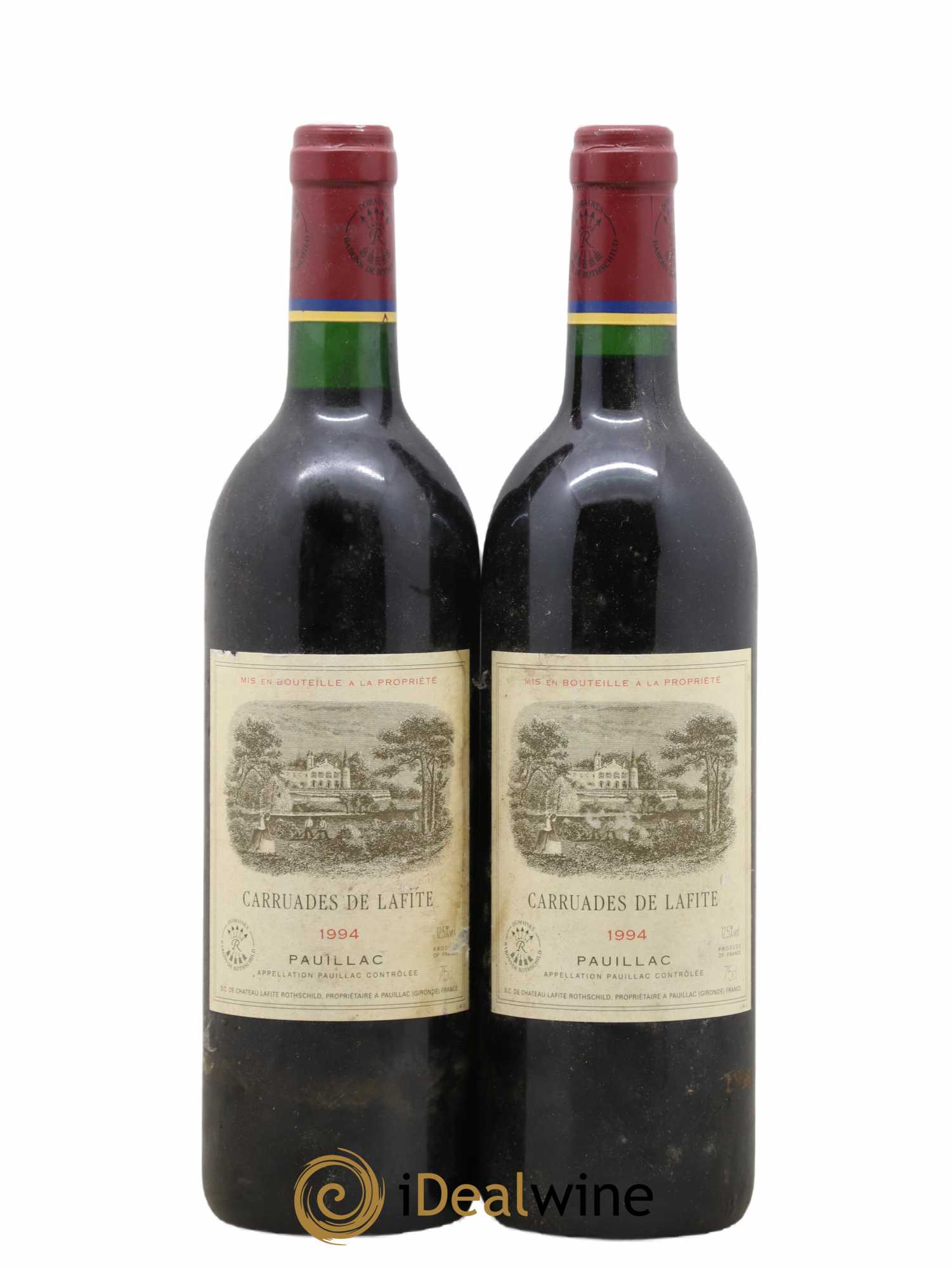 Carruades de Lafite Rothschild Second Vin 1994 - Lot de 2 bouteilles - 0