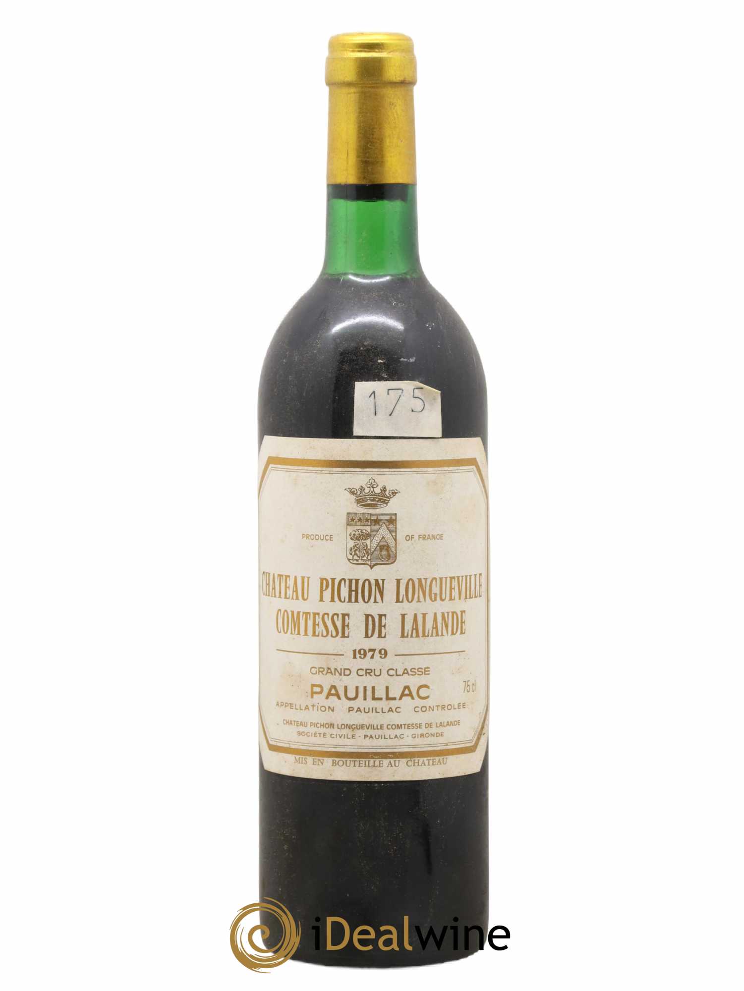 Château Pichon Longueville Comtesse de Lalande 2ème Grand Cru Classé 1979 - Lot de 1 bouteille - 0