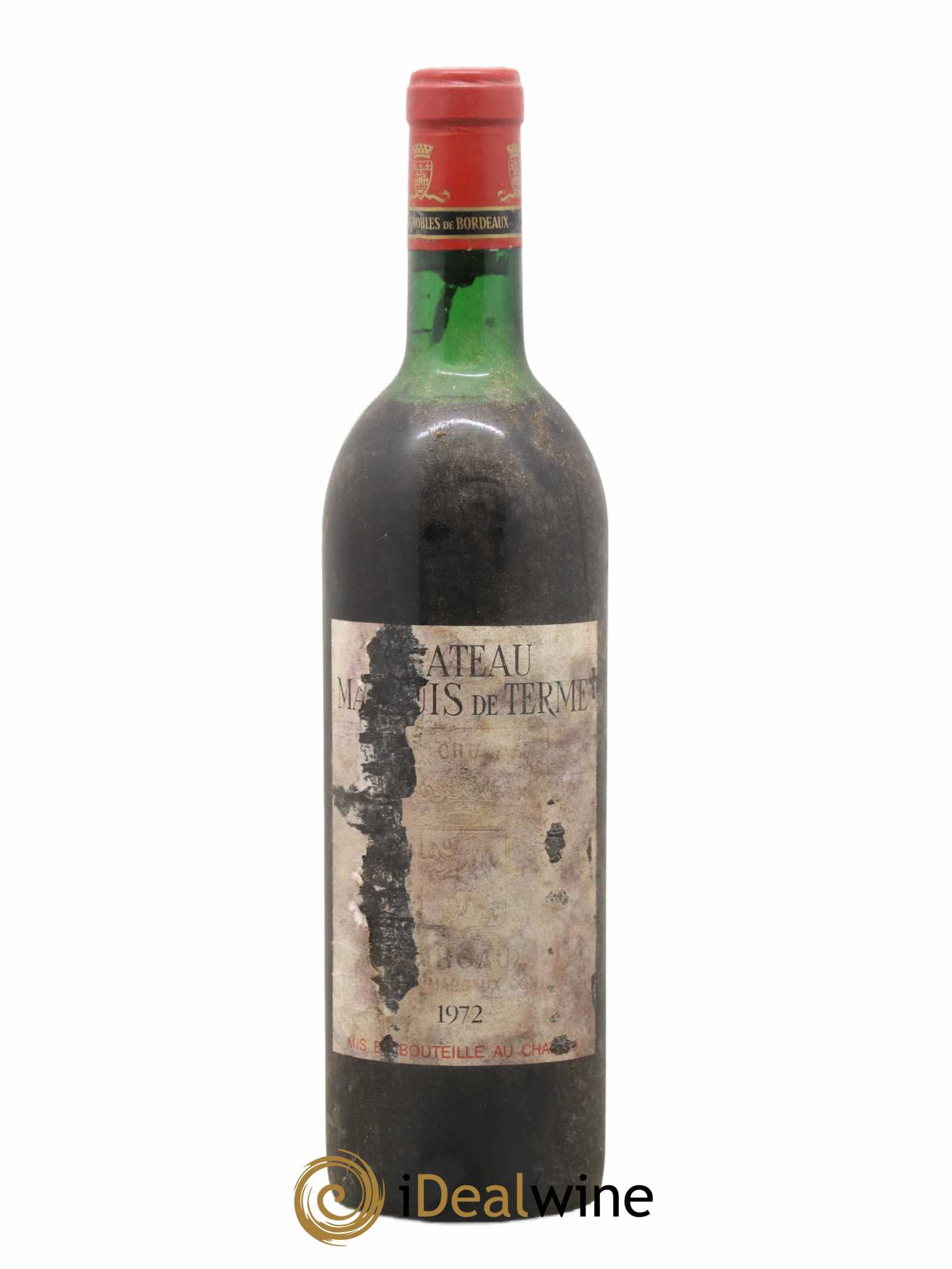 Château Marquis de Terme 4ème Grand Cru Classé 1972 - Lot de 1 bouteille - 0