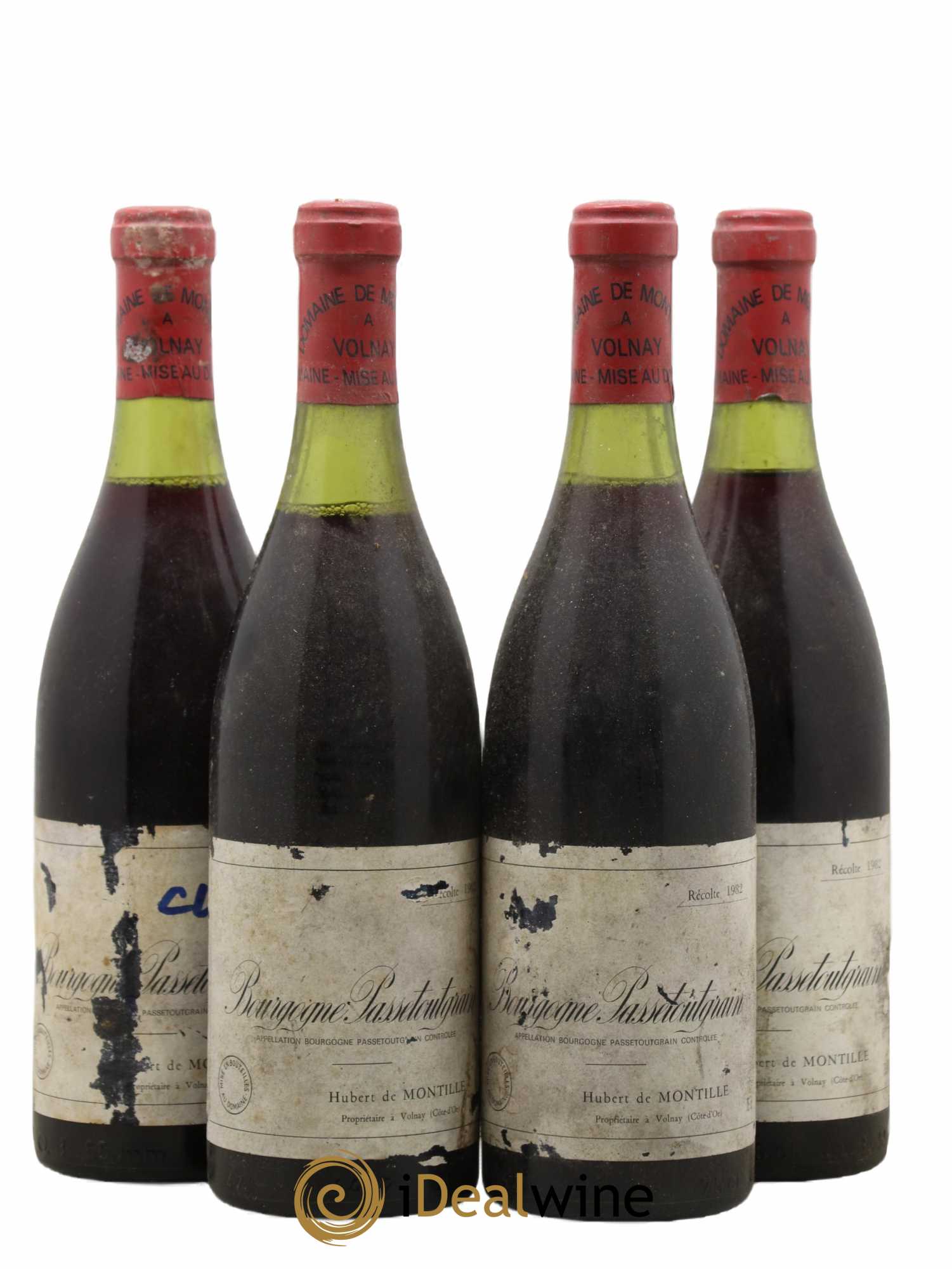 Bourgogne Passetougrains De Montille 1982 - Posten von 4 Flaschen - 0