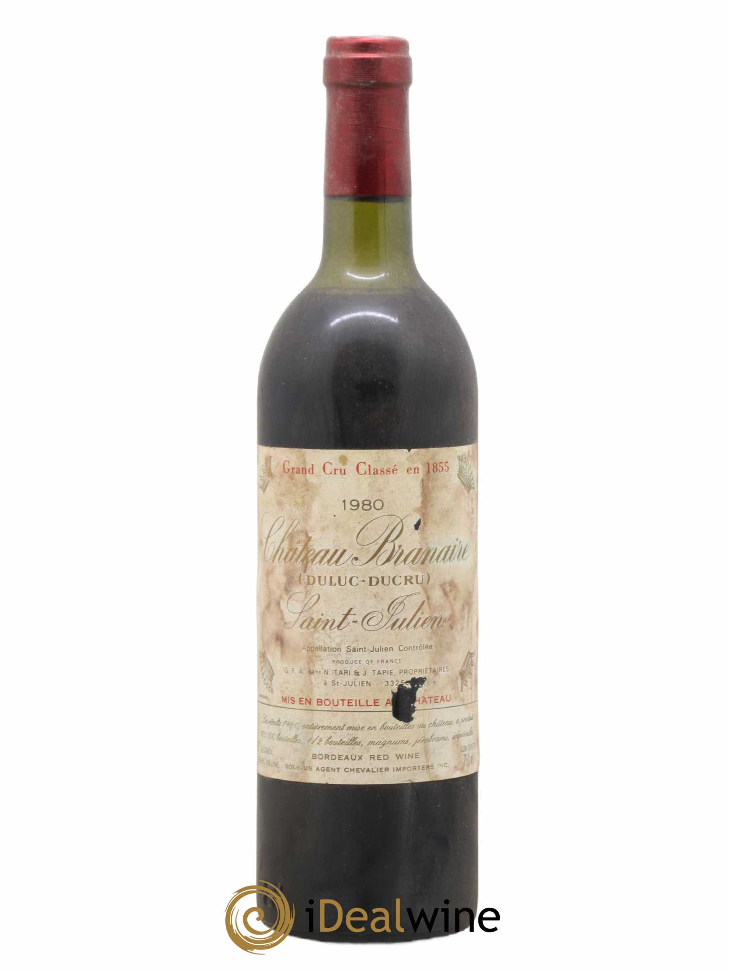Château Branaire Ducru 4ème Grand Cru Classé 1980 - Lot de 1 bouteille - 0