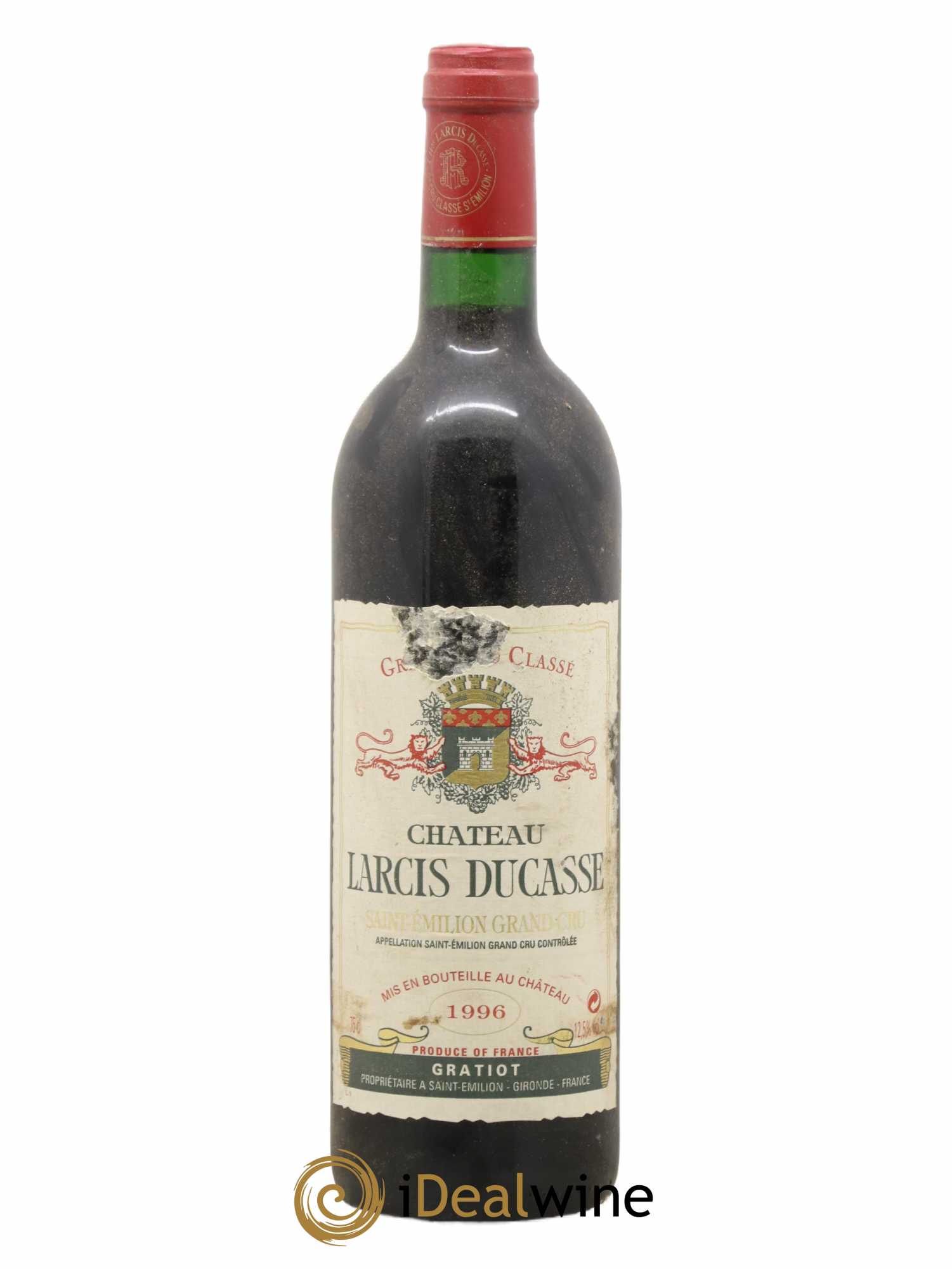 Château Larcis Ducasse 1er Grand Cru Classé B 1996 - Lot de 1 bouteille - 0
