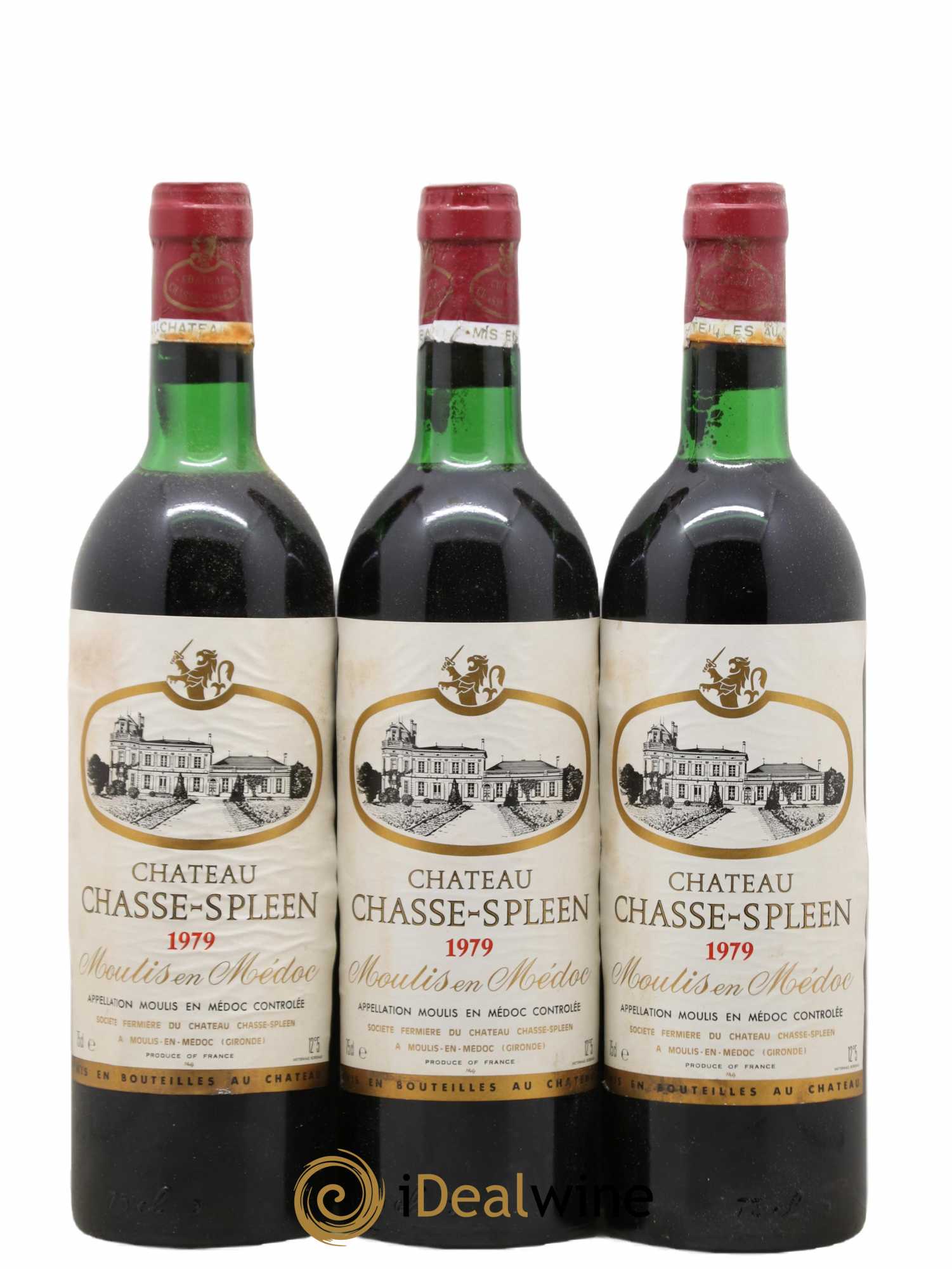 Château Chasse Spleen 1979 - Lot de 12 bouteilles - 1