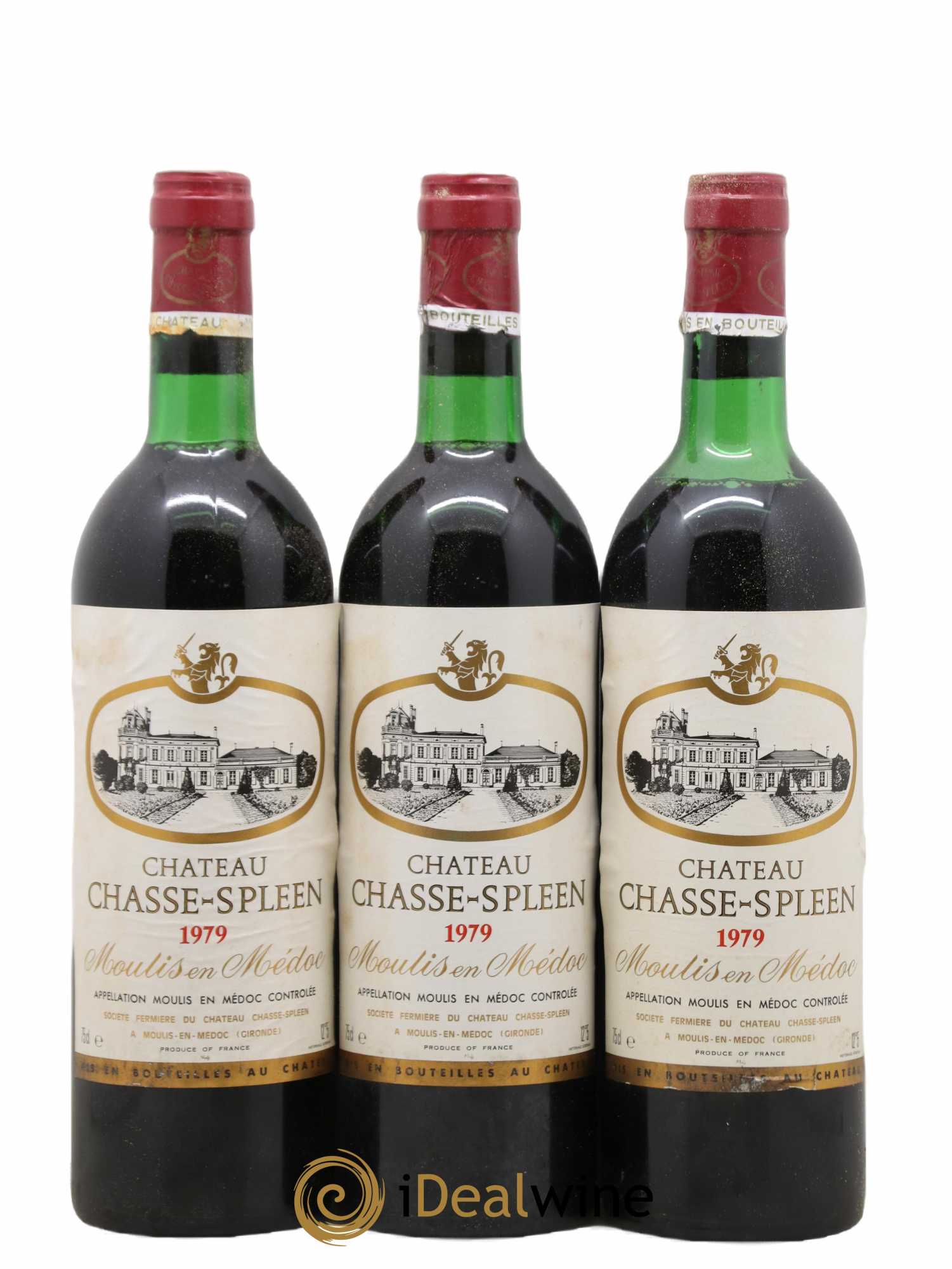 Château Chasse Spleen 1979 - Lot de 12 bouteilles - 3