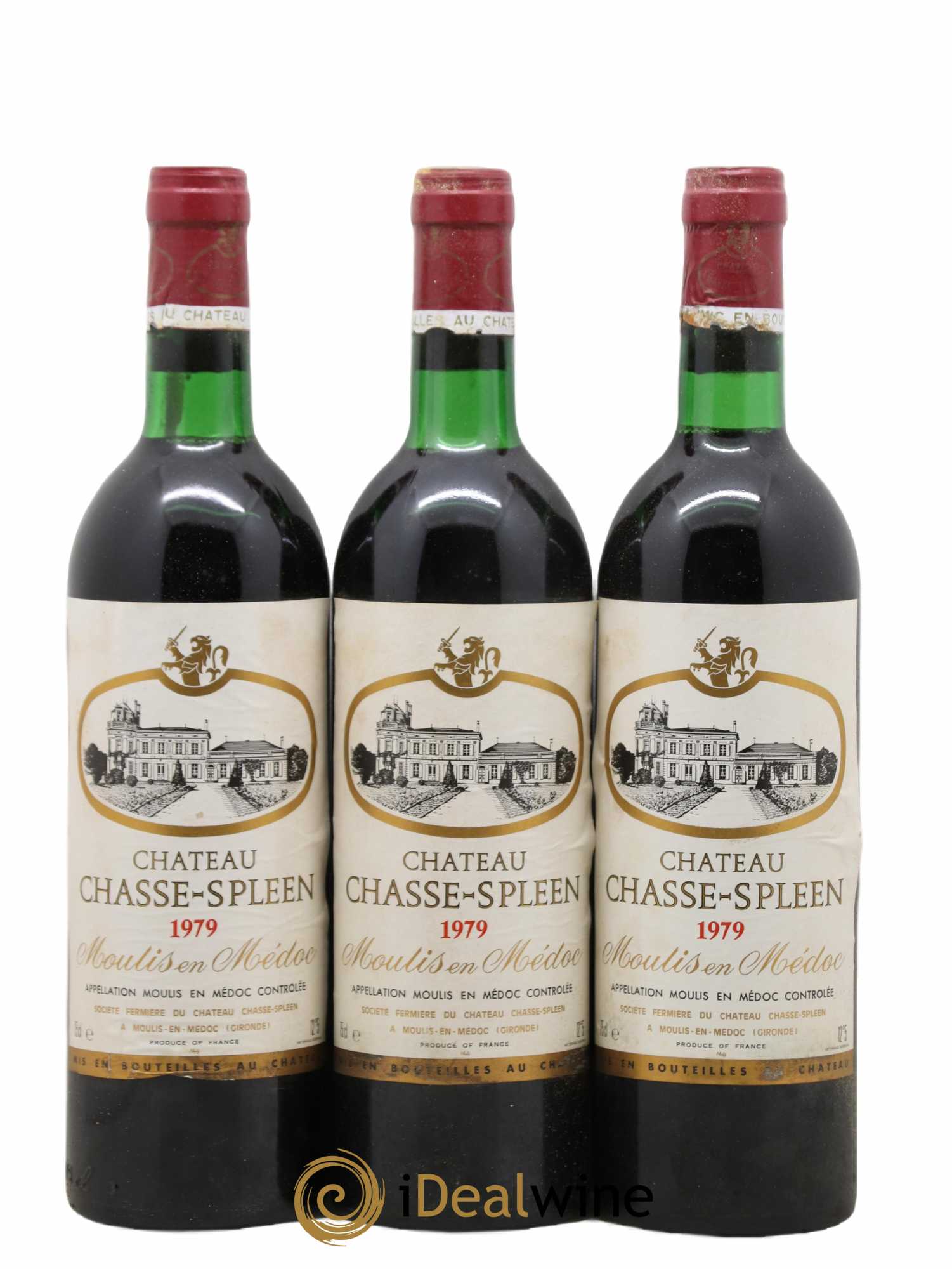 Château Chasse Spleen 1979 - Lot de 12 bouteilles - 4