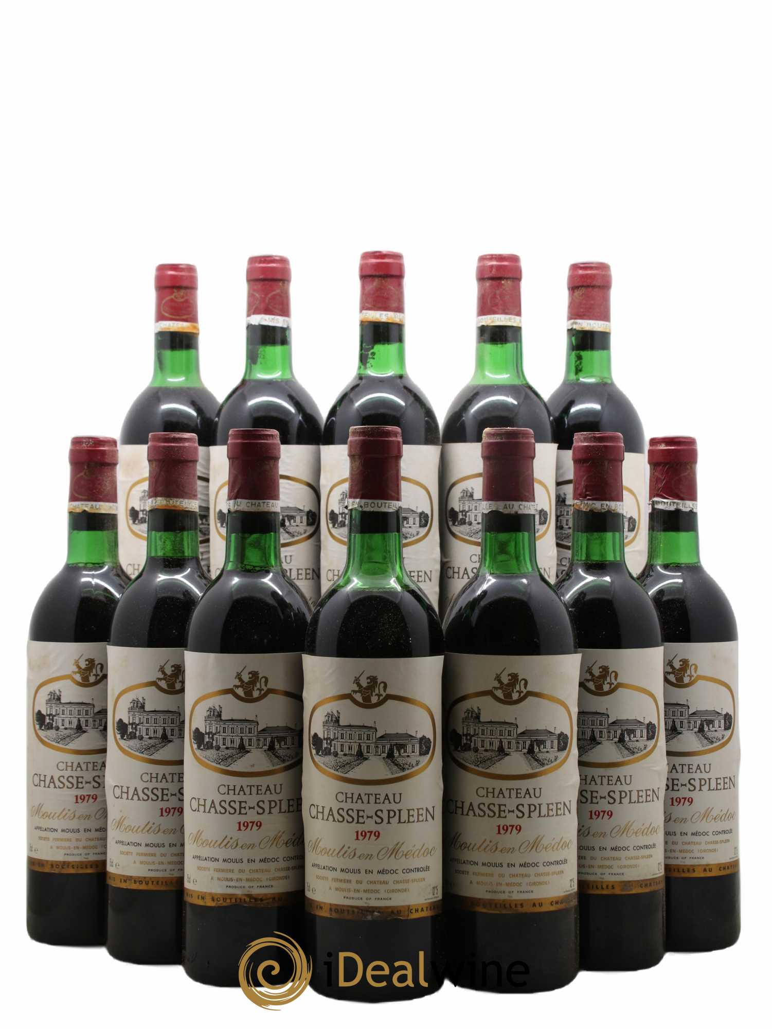 Château Chasse Spleen 1979 - Lot de 12 bouteilles - 0
