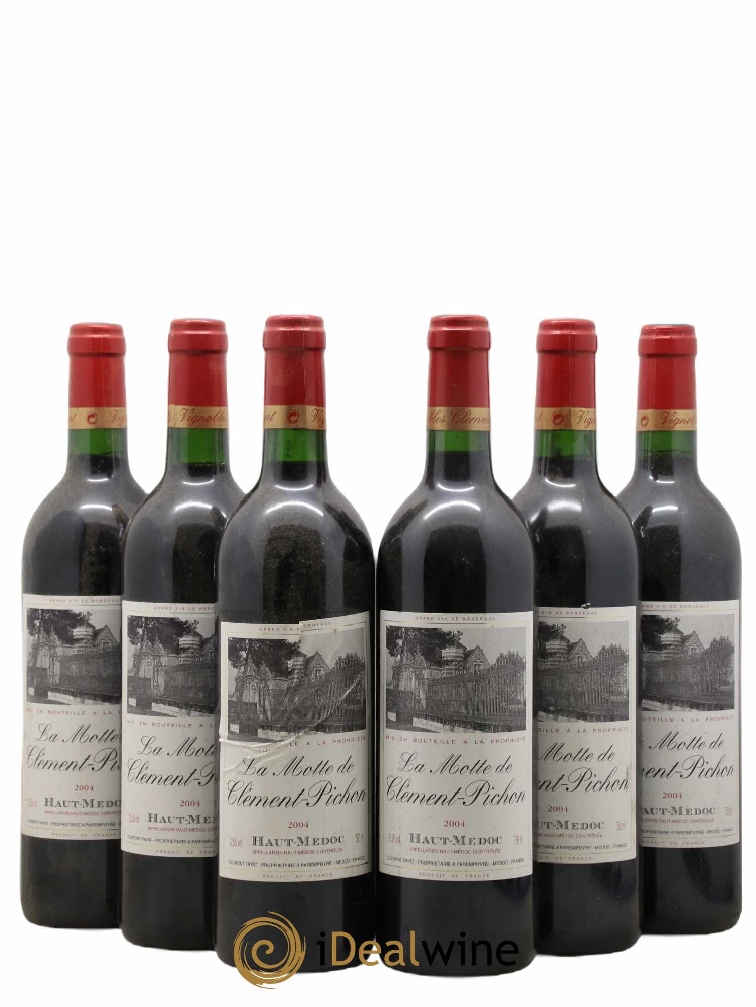 Château Clément-Pichon Cru Bourgeois 2004 - Lot de 6 bouteilles - 0
