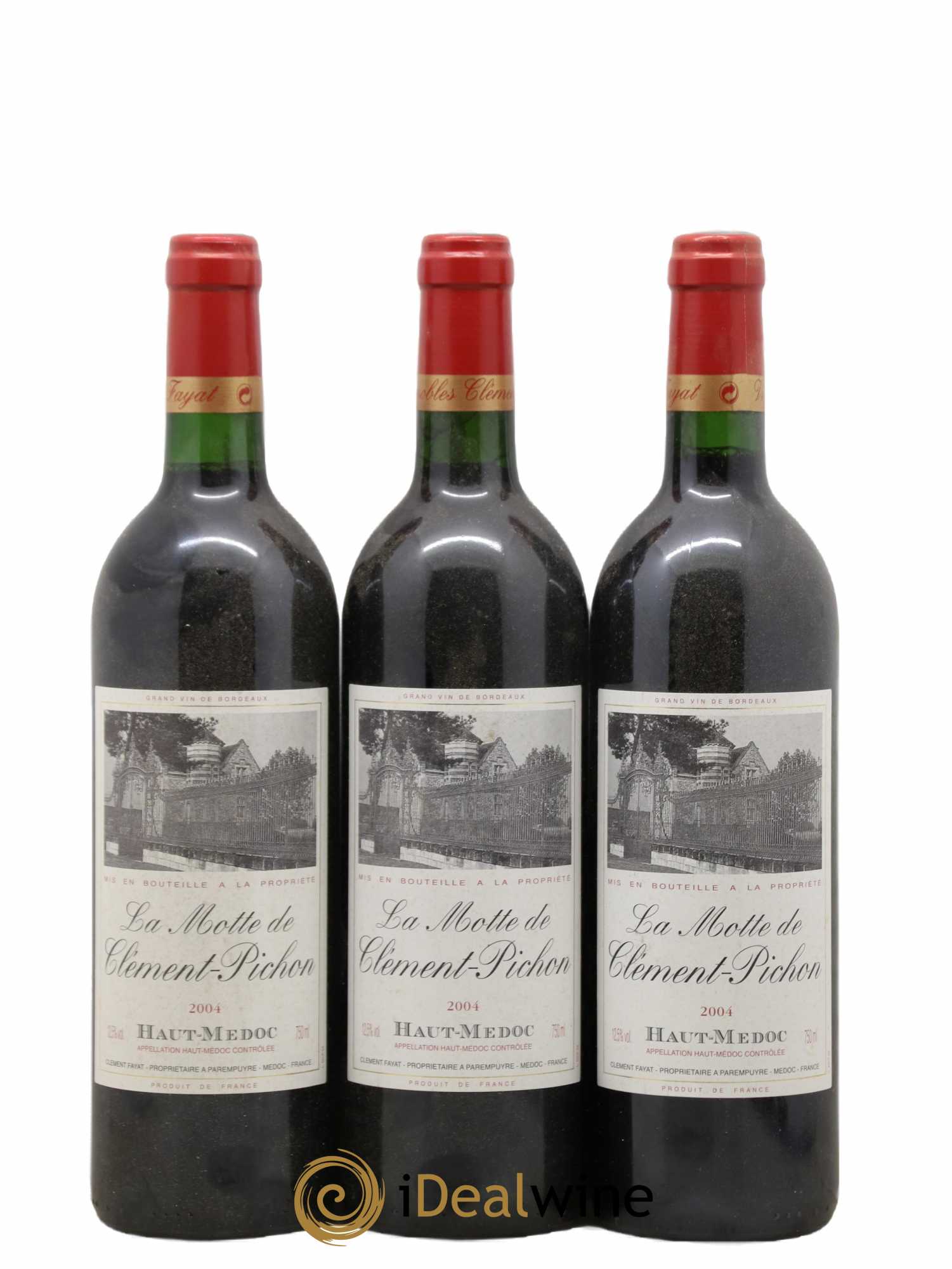 Château Clément-Pichon Cru Bourgeois 2004 - Lot de 3 bouteilles - 0