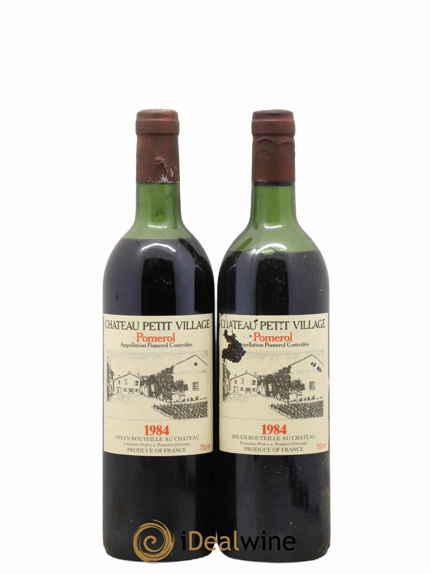 Château Petit Village 1984 - Lot de 2 bouteilles - 0