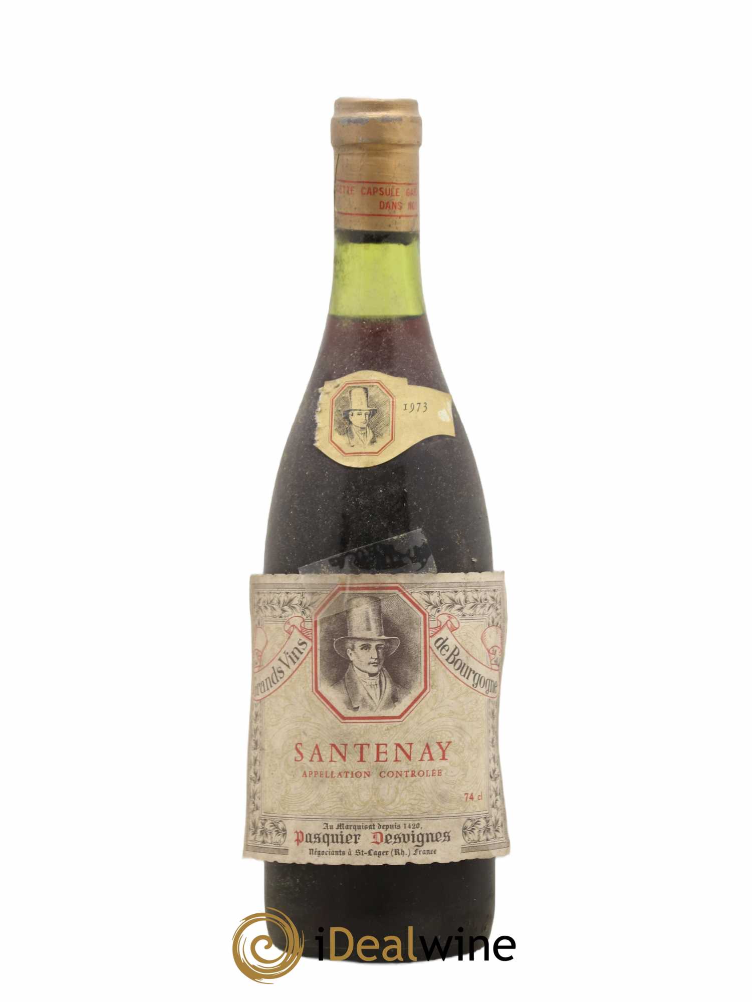 Santenay Pasquier Desvignes 1973 - Lot de 1 bouteille - 0