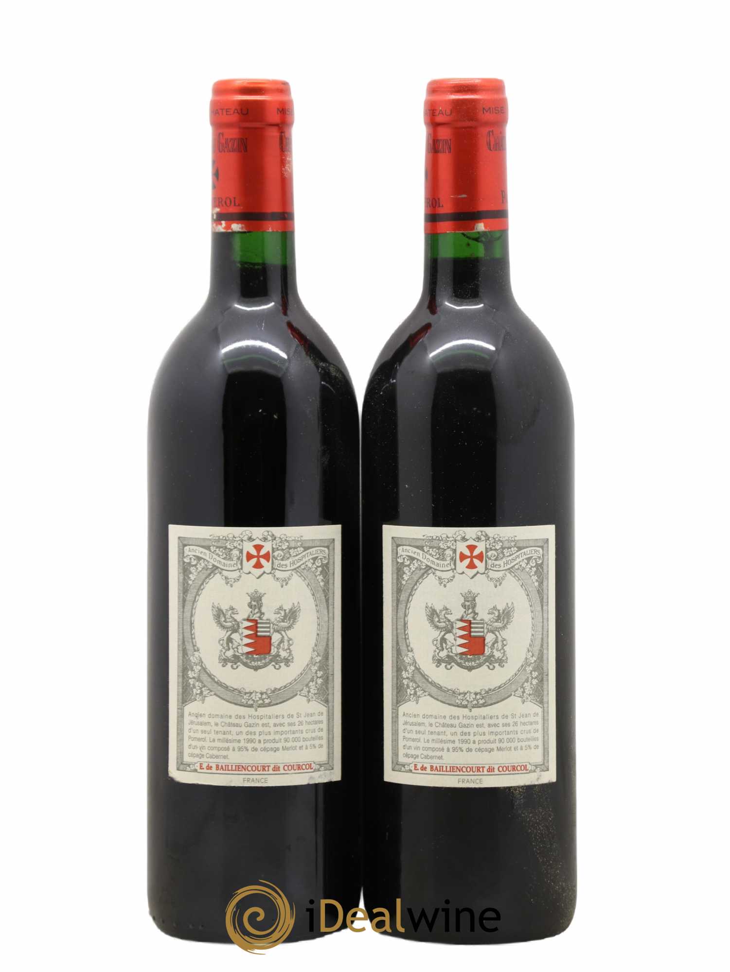 Château Gazin 1990 - Posten von 2 Flaschen - 1