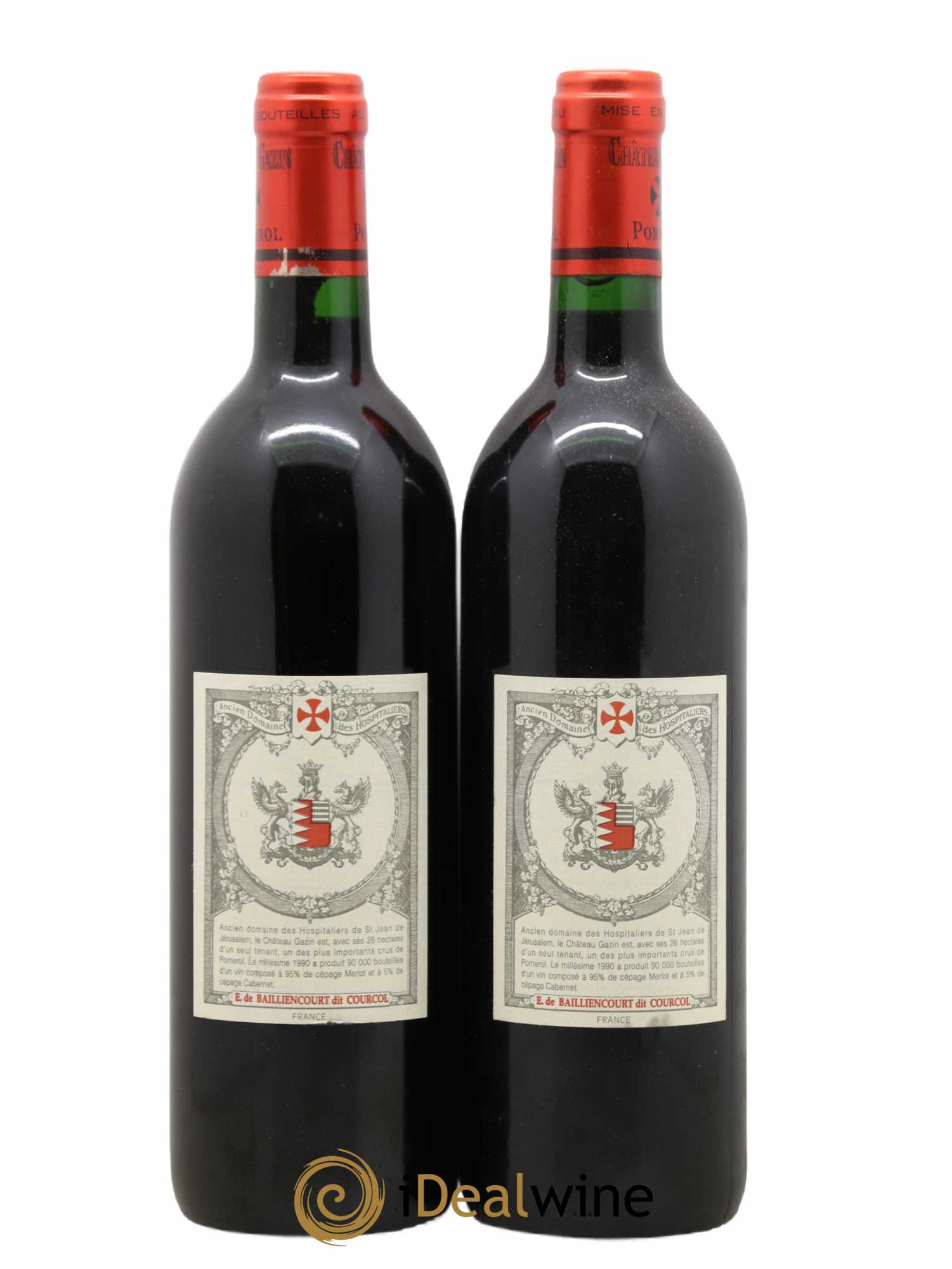 Château Gazin 1990 - Lot de 2 bouteilles - 1