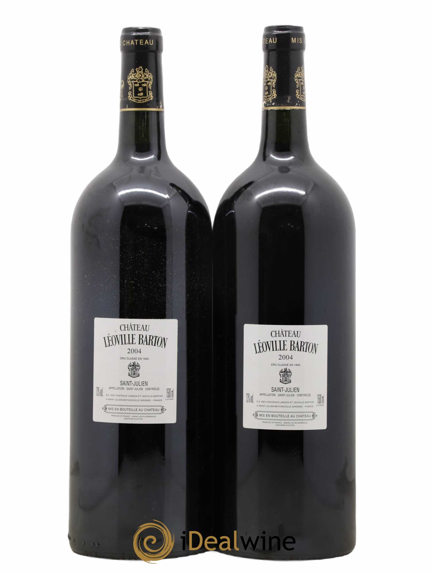 Château Léoville Barton 2ème Grand Cru Classé 2004 - Lot de 2 magnums - 1