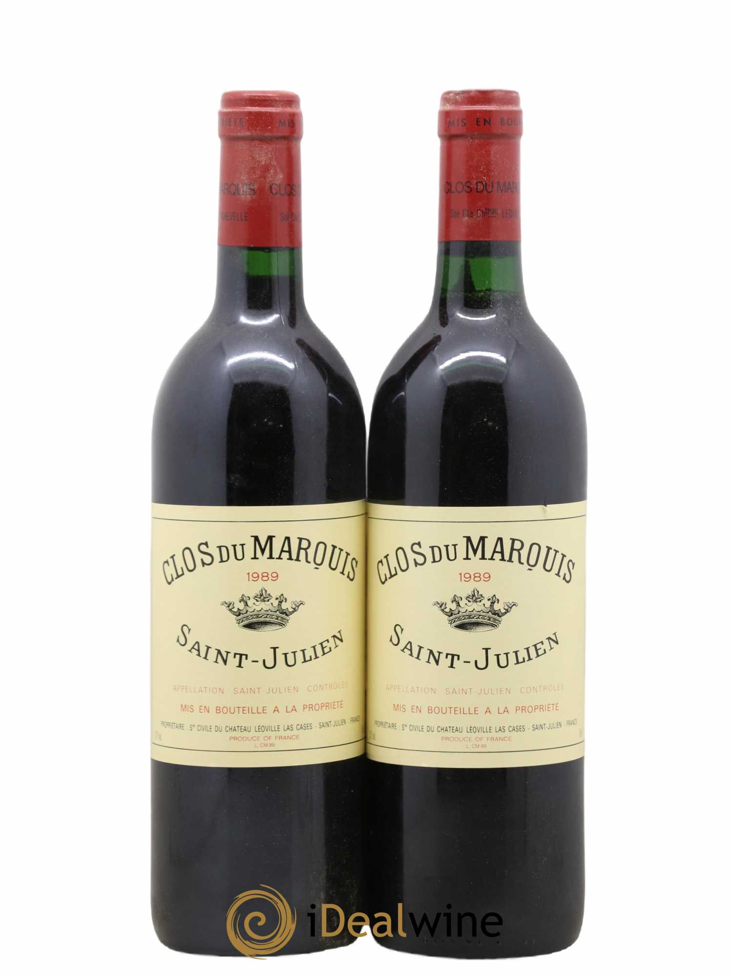 Clos du Marquis 1989 - Lot de 2 bouteilles - 0
