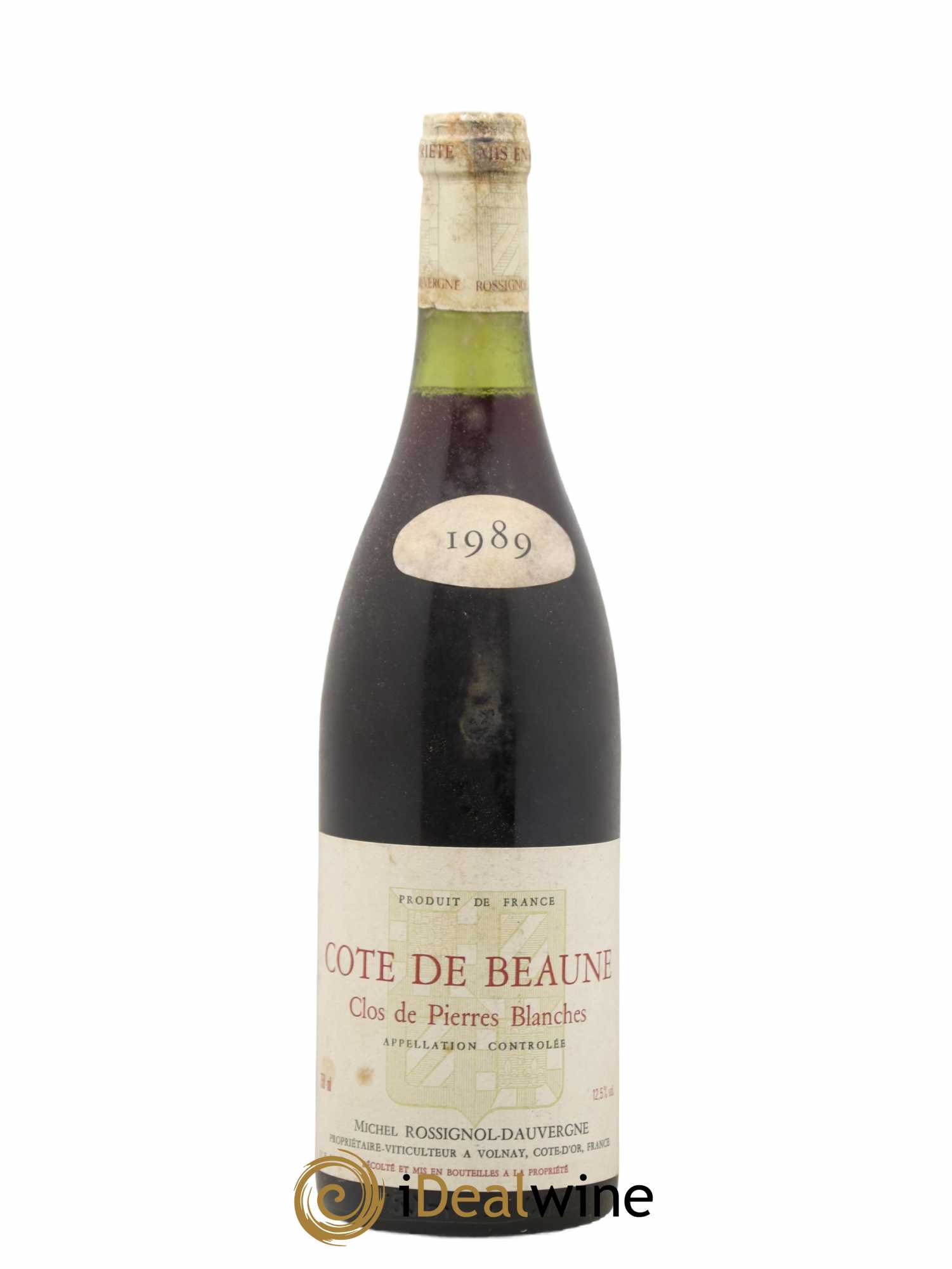 Côte de Beaune Clos de Pierre Blanche Rossignol Dauvergne 1989 - Posten von 1 Flasche - 0