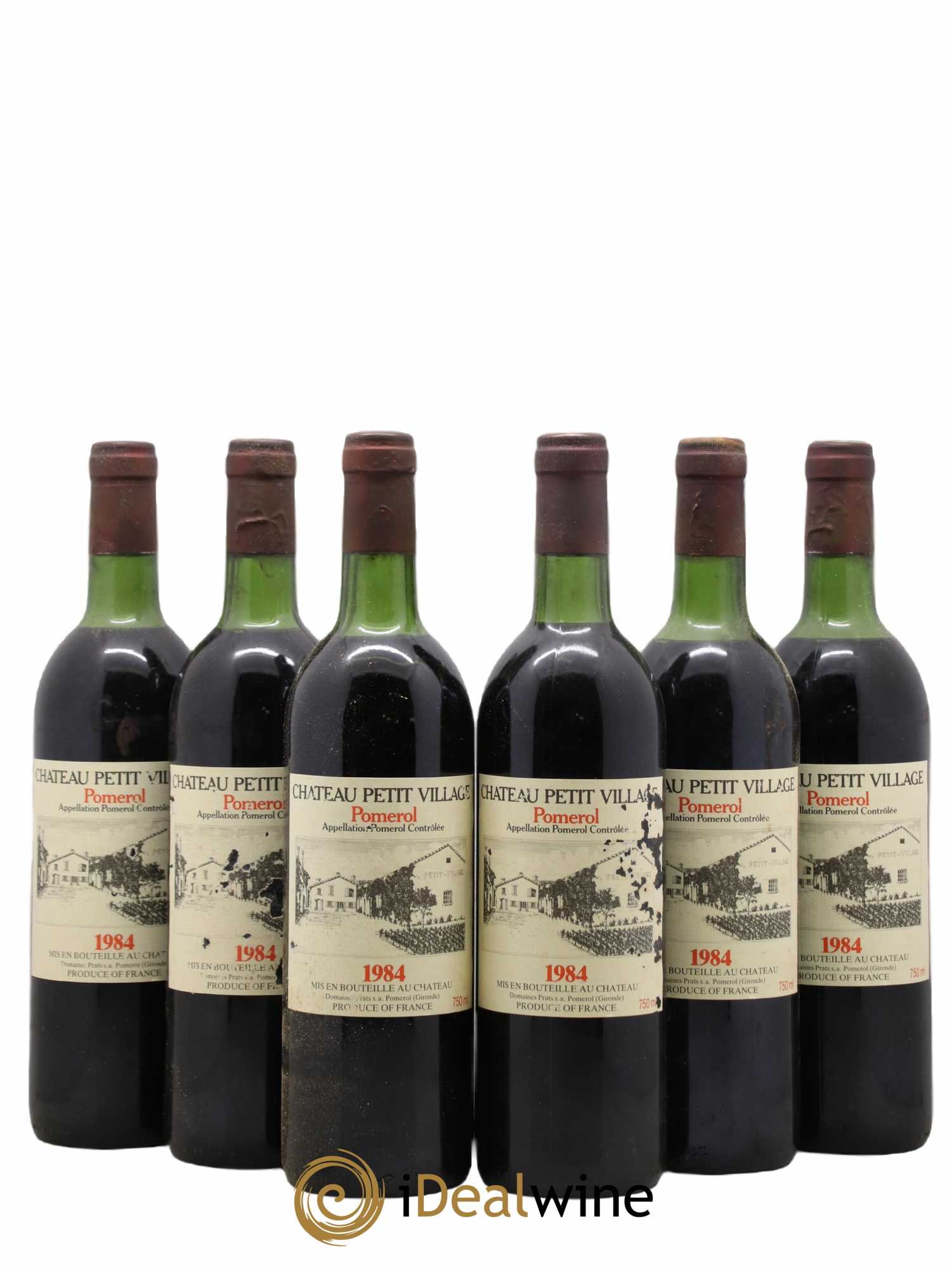 Château Petit Village 1984 - Lot de 6 bouteilles - 0