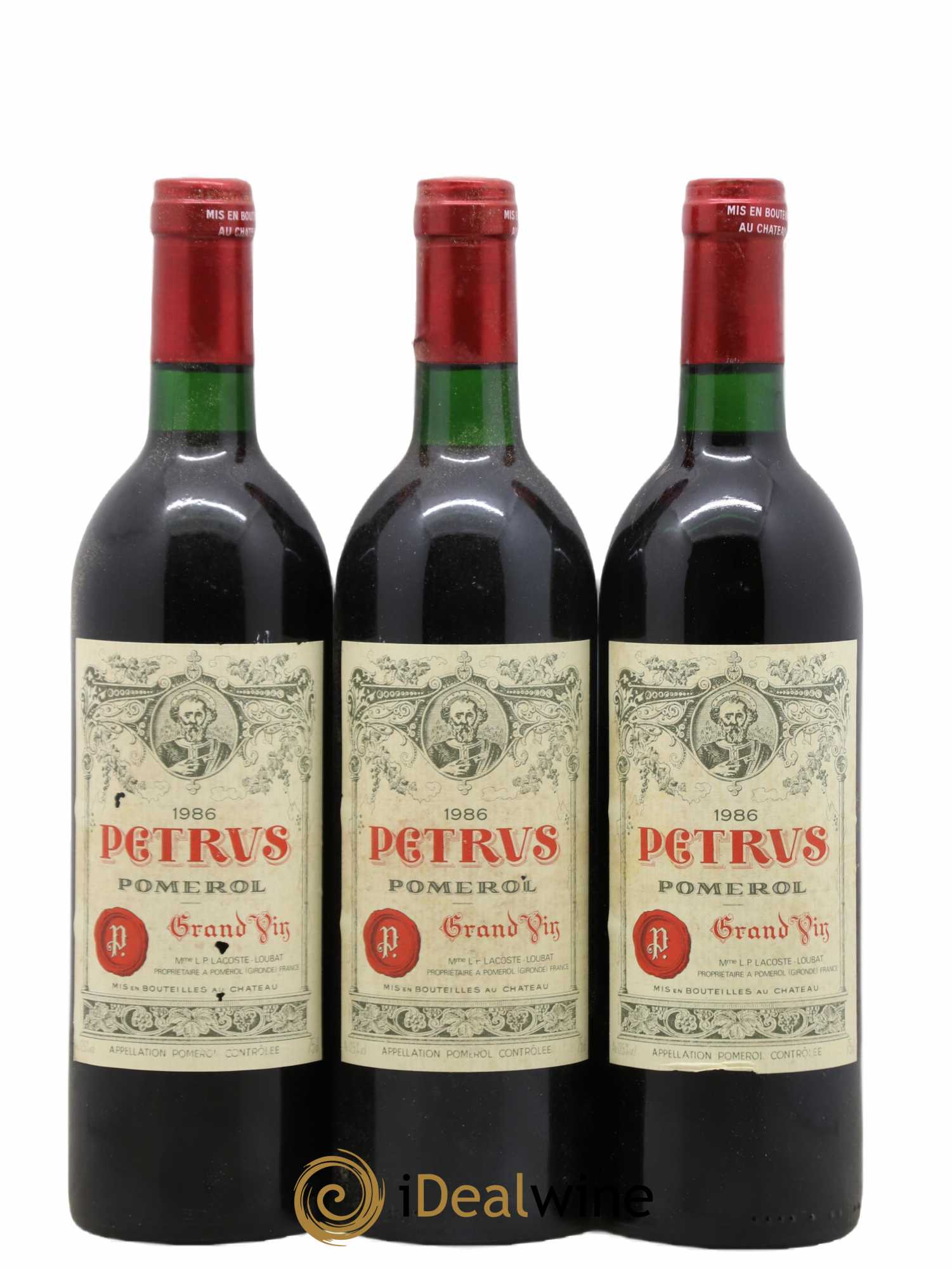 Petrus 1986 - Lot de 12 bouteilles - 3