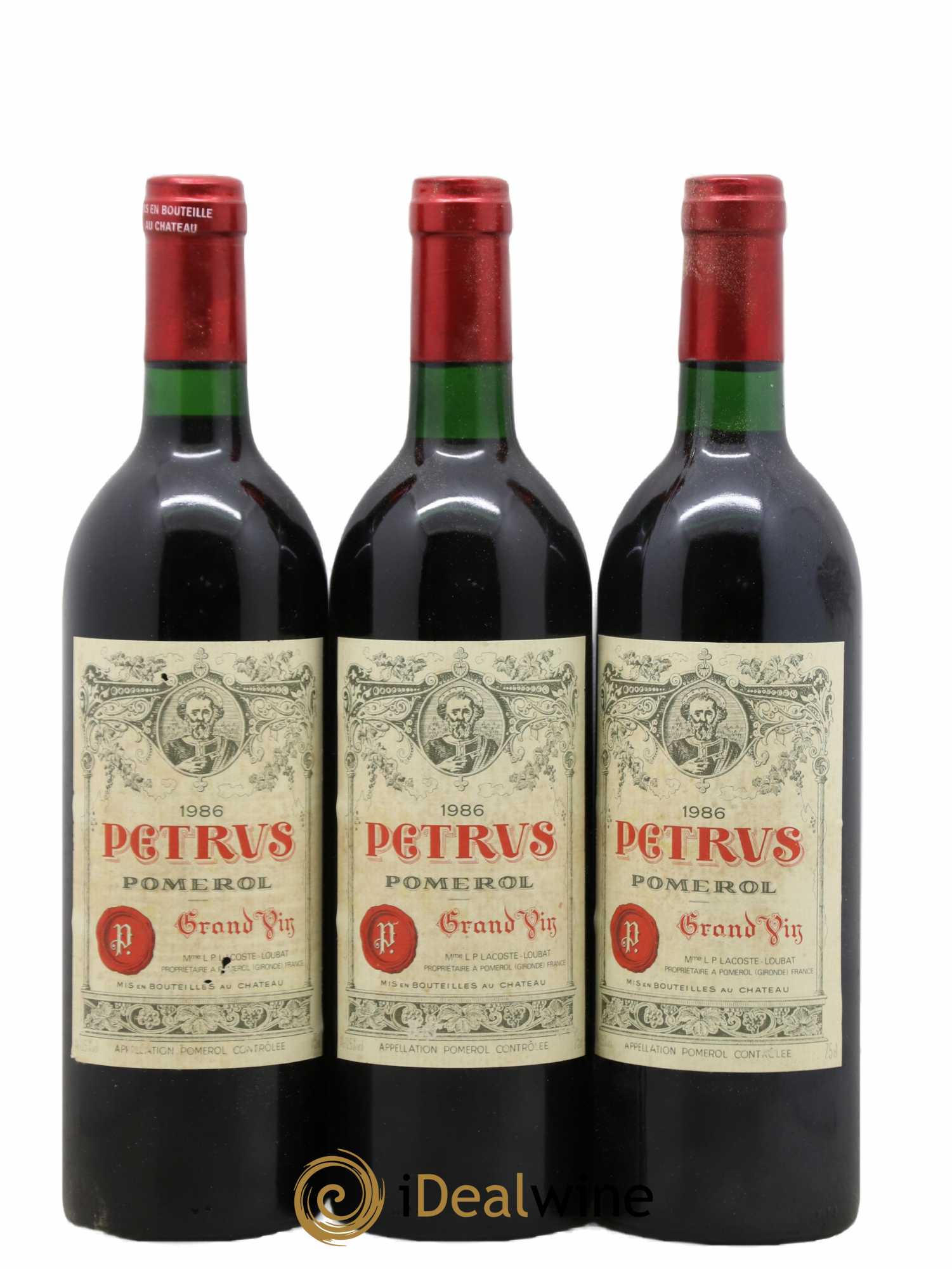 Petrus 1986 - Lot de 12 bouteilles - 4