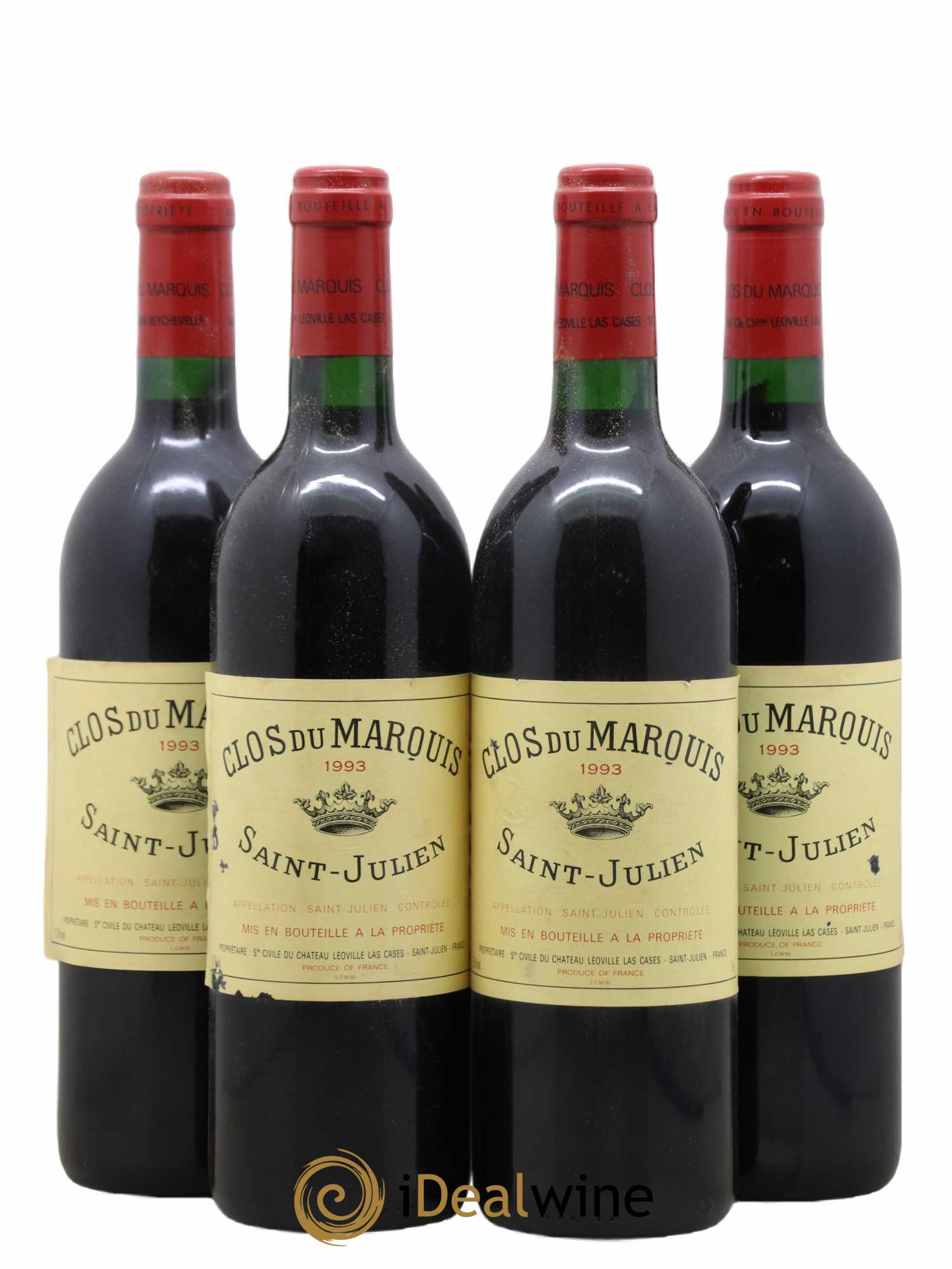 Clos du Marquis 1993 - Lot de 4 bouteilles - 0