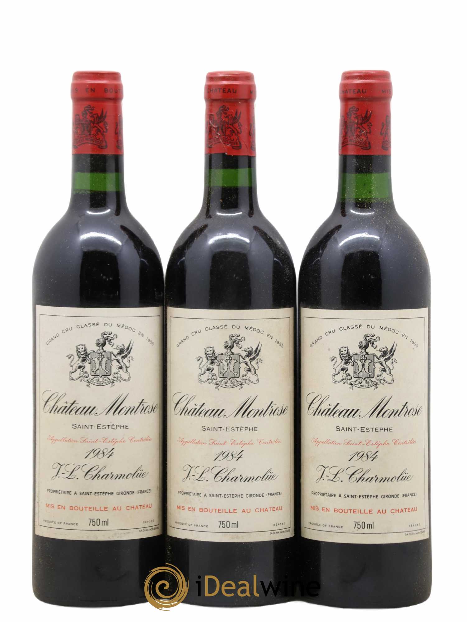 Château Montrose 2ème Grand Cru Classé 1984 - Lot de 3 bouteilles - 0