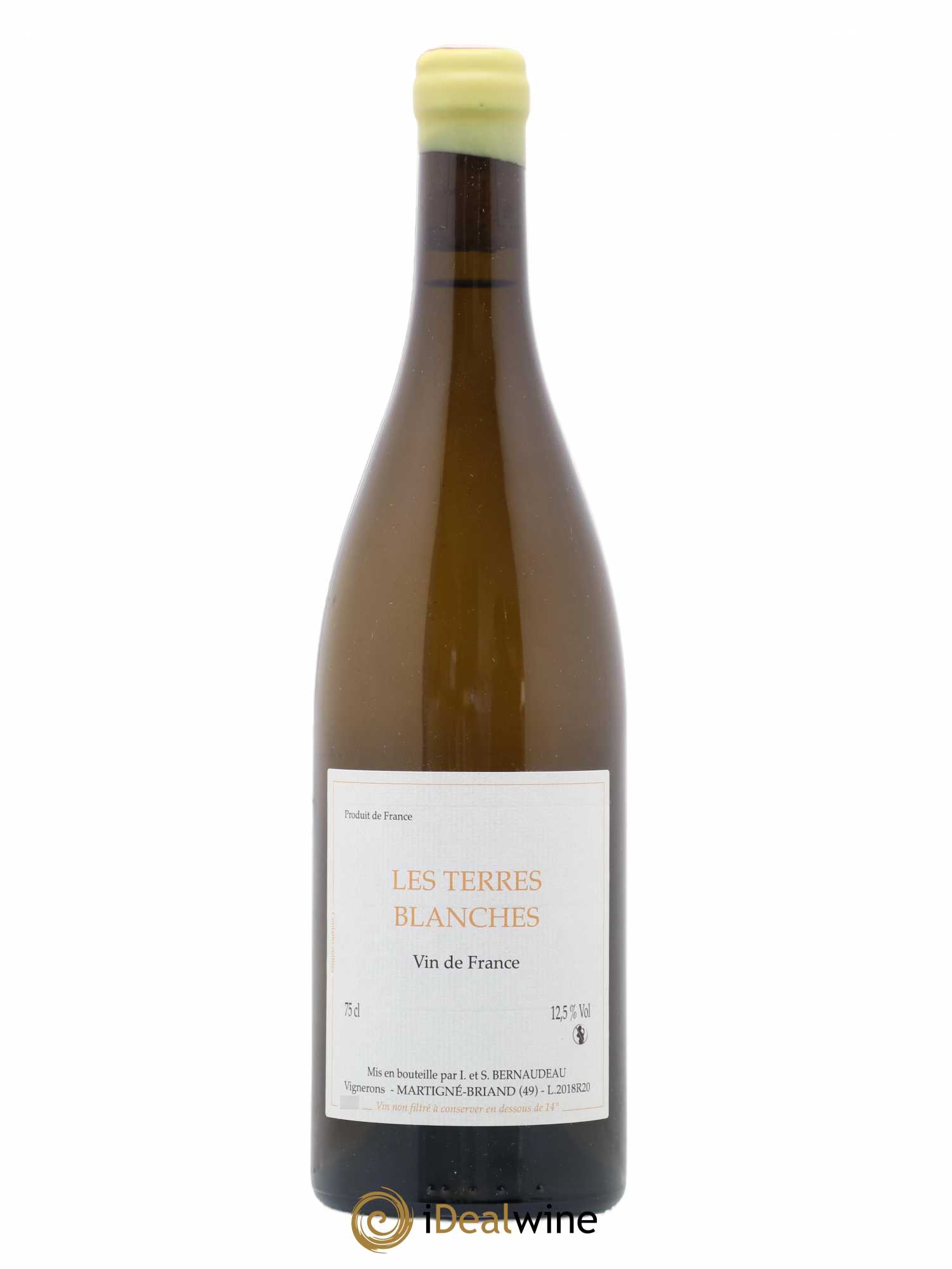 Vin de France Les Terres Blanches Stéphane Bernaudeau (sans prix de réserve) 2018 - Lot de 1 bouteille - 0