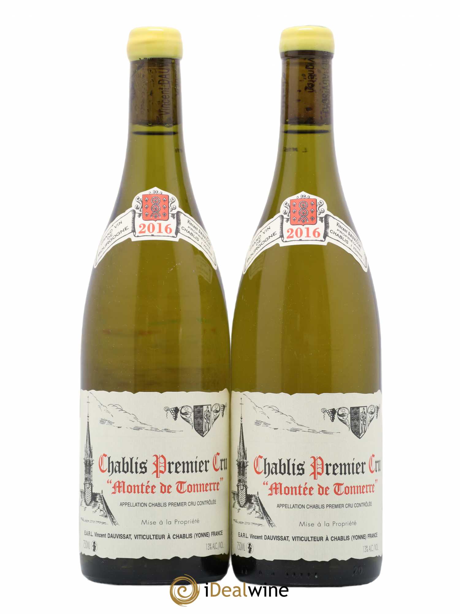 Chablis 1er Cru Montée de Tonnerre Vincent Dauvissat (Domaine) 2016 - Lot de 2 bouteilles - 0