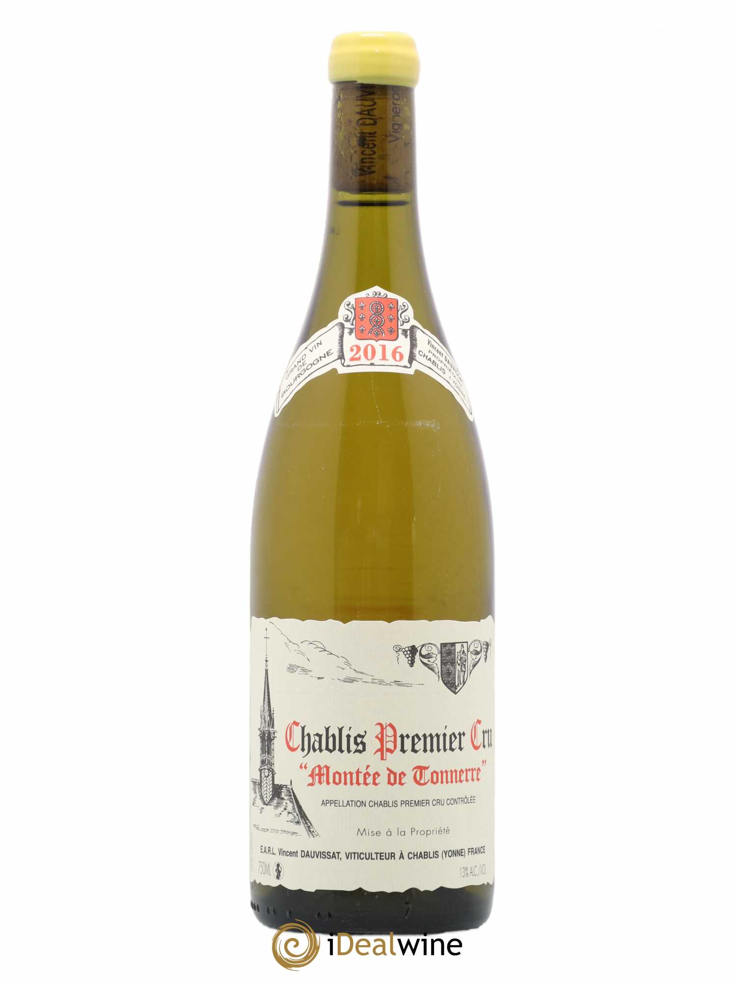Chablis 1er Cru Montée de Tonnerre Vincent Dauvissat (Domaine) 2016 - Lot de 1 bouteille - 0