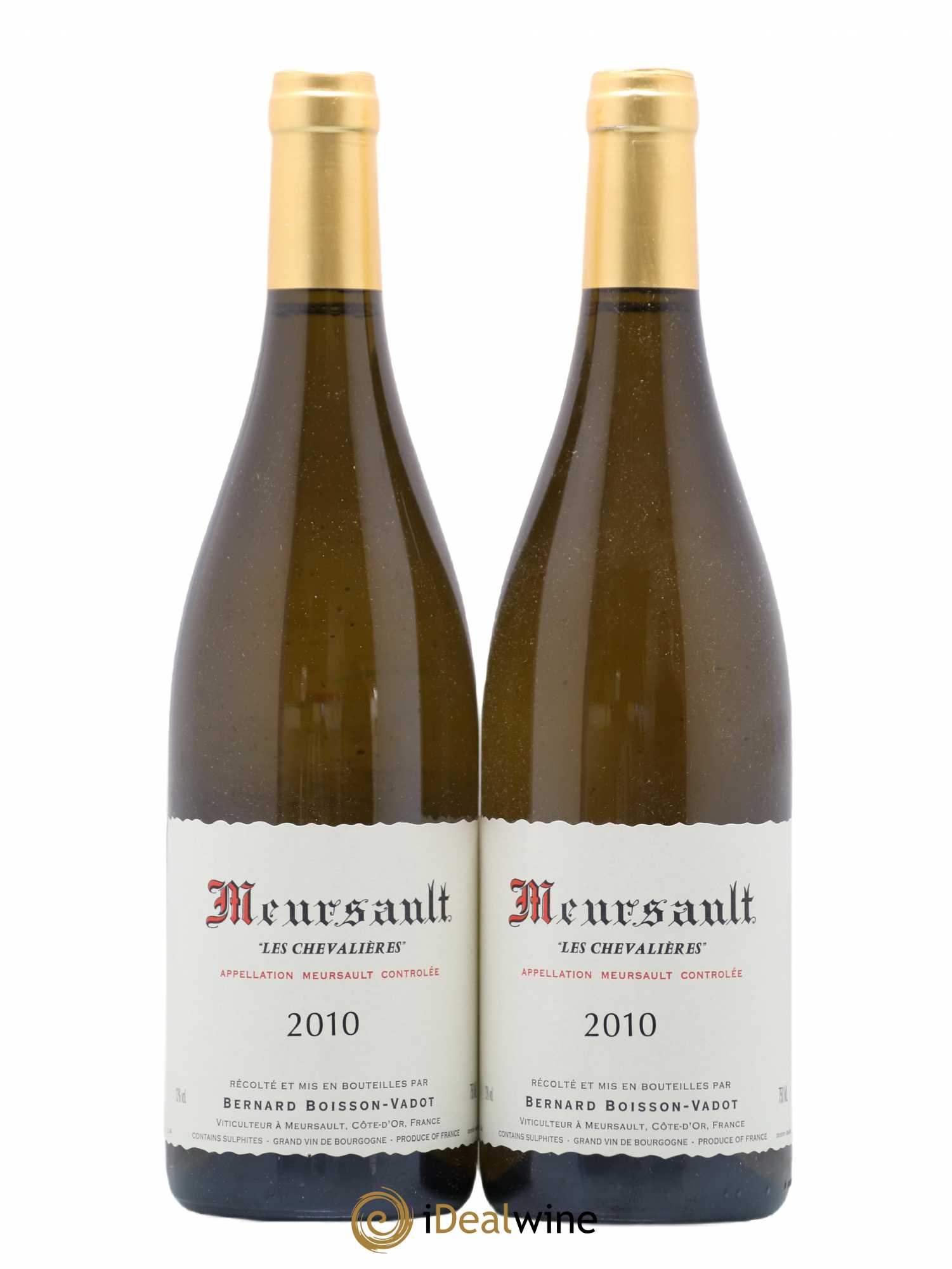 Meursault Les Chevalières Boisson-Vadot (Domaine) 2010 - Lotto di 2 bottiglie - 0