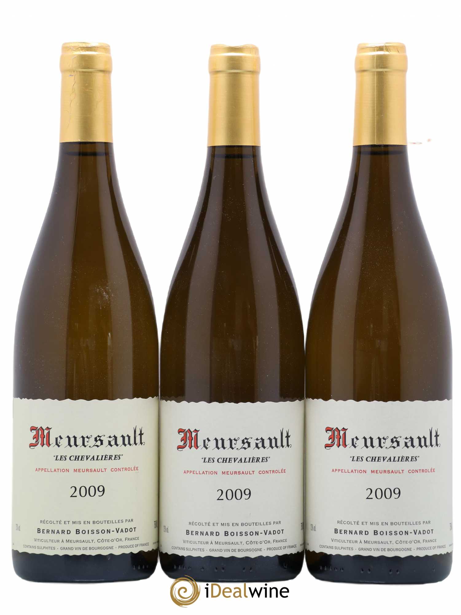 Meursault Les Chevalières Boisson-Vadot (Domaine) 2009 - Lot de 3 bouteilles - 0