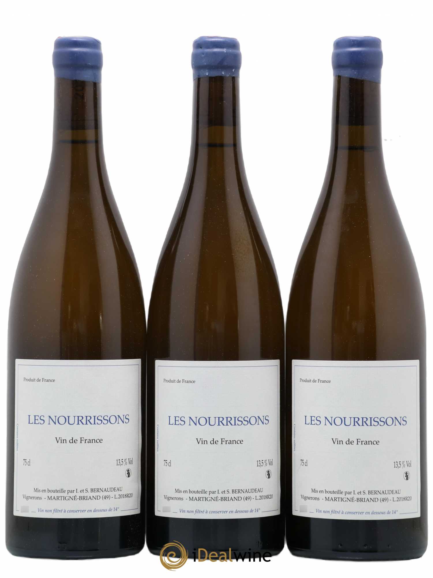 Vin de France Les Nourrissons Stéphane Bernaudeau 2018 - Lot de 3 bouteilles - 0