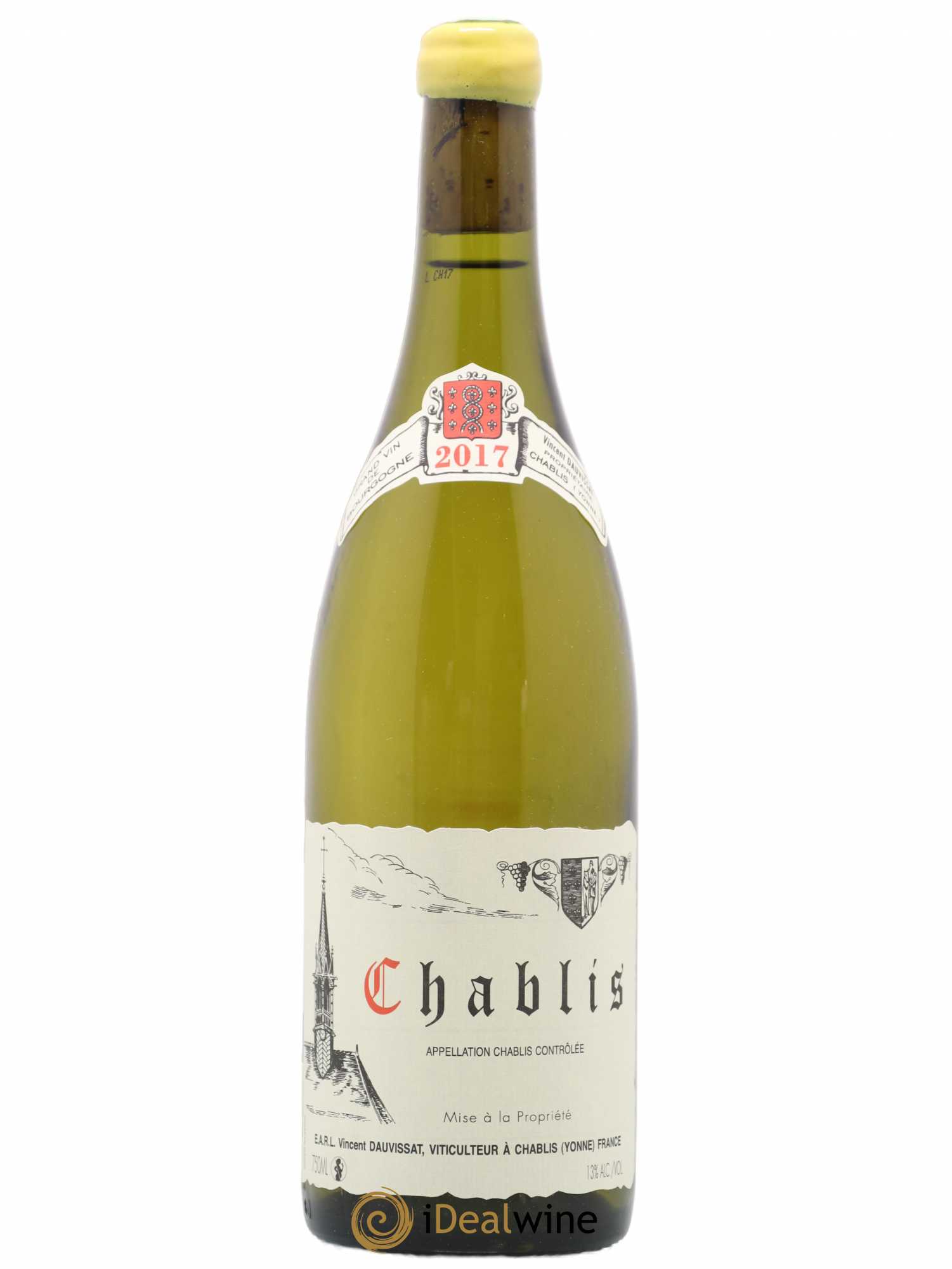 Chablis Vincent Dauvissat (Domaine) 2017 - Lot de 1 bouteille - 0