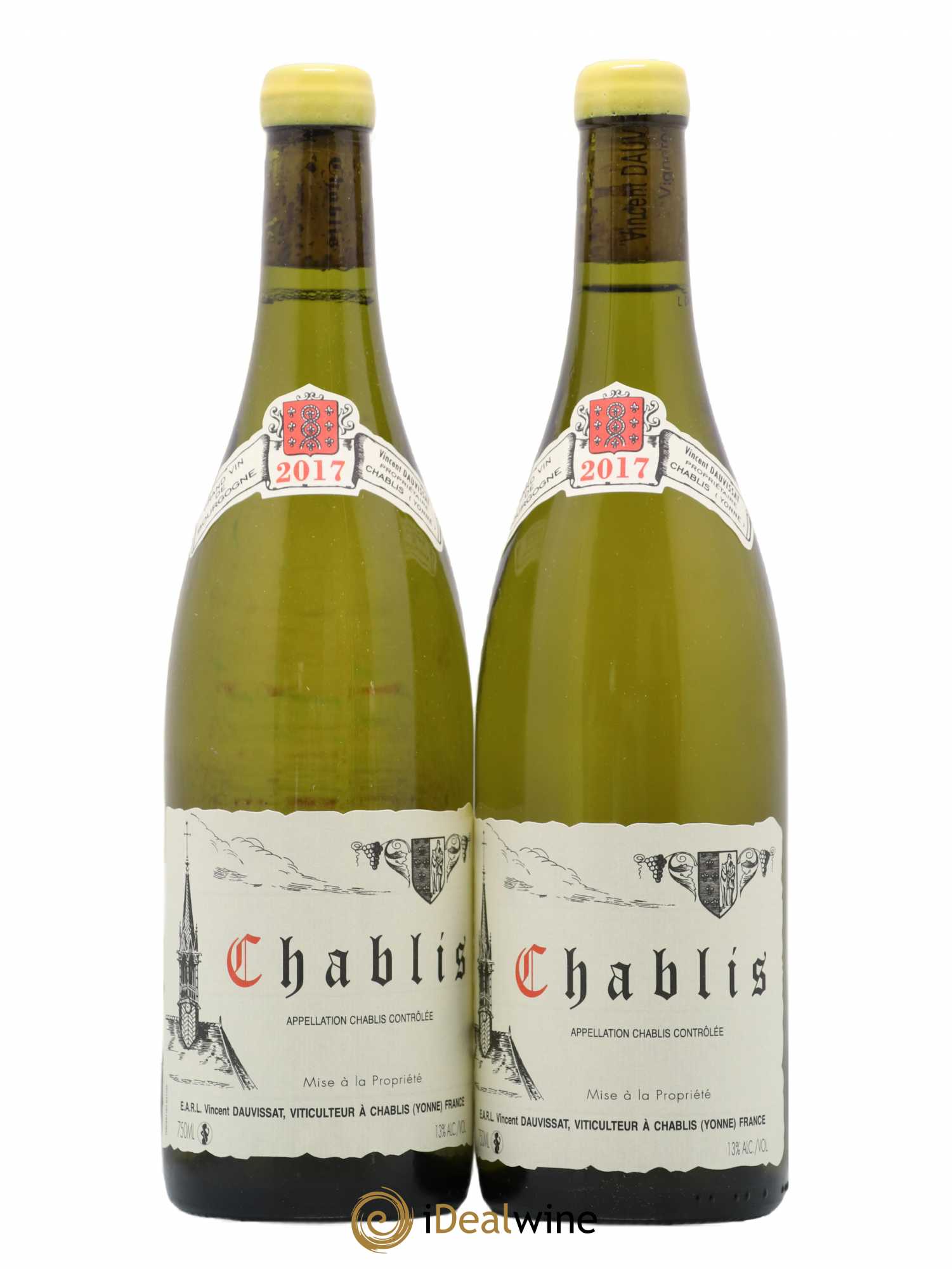 Chablis Vincent Dauvissat (Domaine) 2017 - Lot de 2 bouteilles - 0