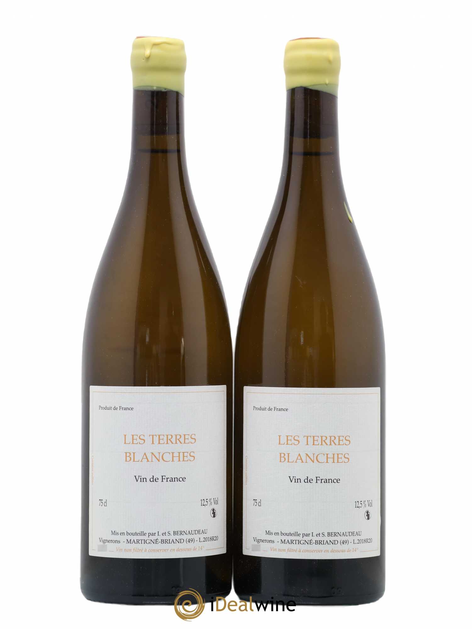Vin de France Les Terres Blanches Stéphane Bernaudeau 2018 - Lot de 2 bouteilles - 0