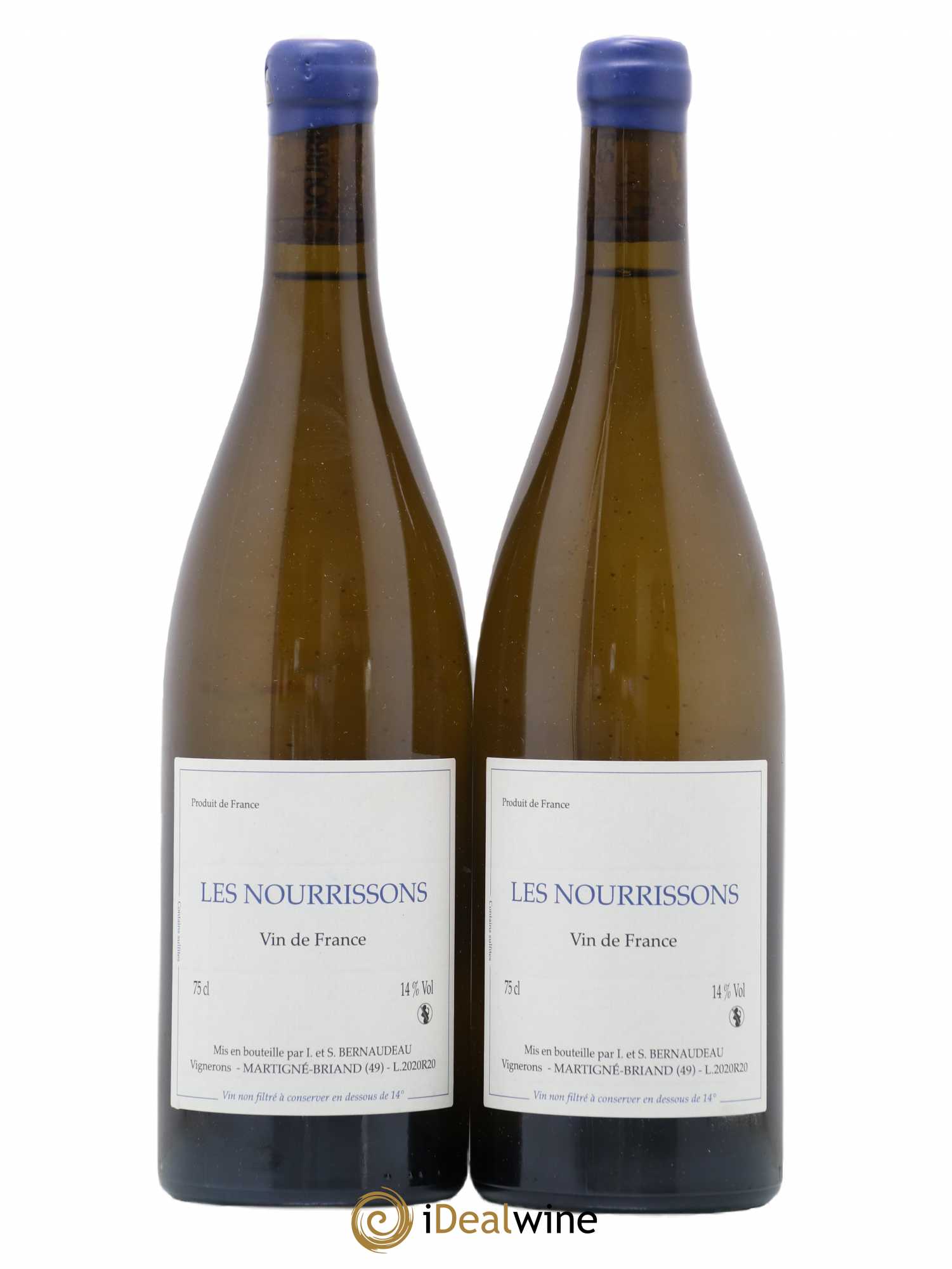 Vin de France Les Nourrissons Stéphane Bernaudeau 2020 - Lot de 2 bouteilles - 0