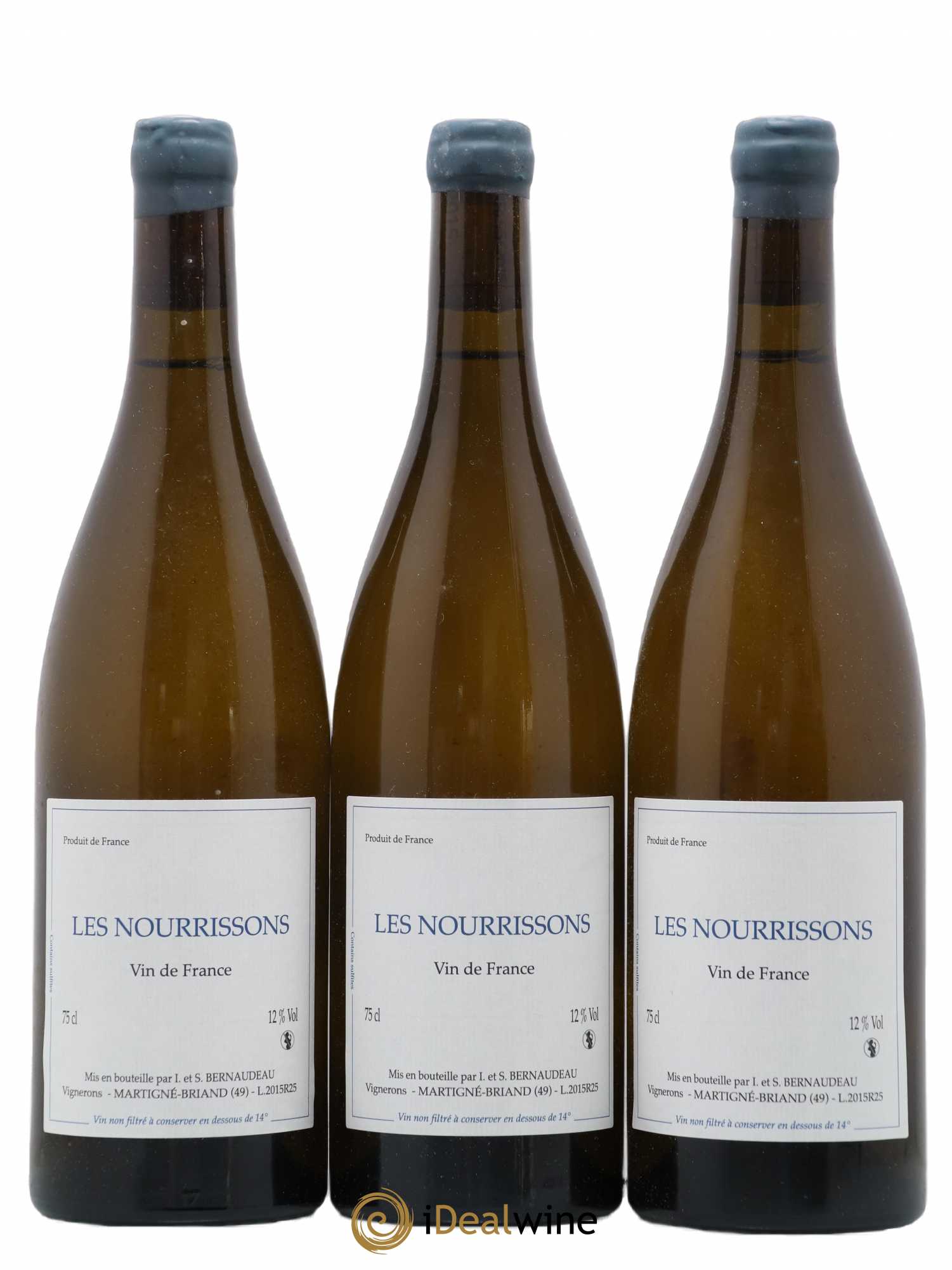 Vin de France Les Nourrissons Stéphane Bernaudeau 2015 - Lot de 3 bouteilles - 0