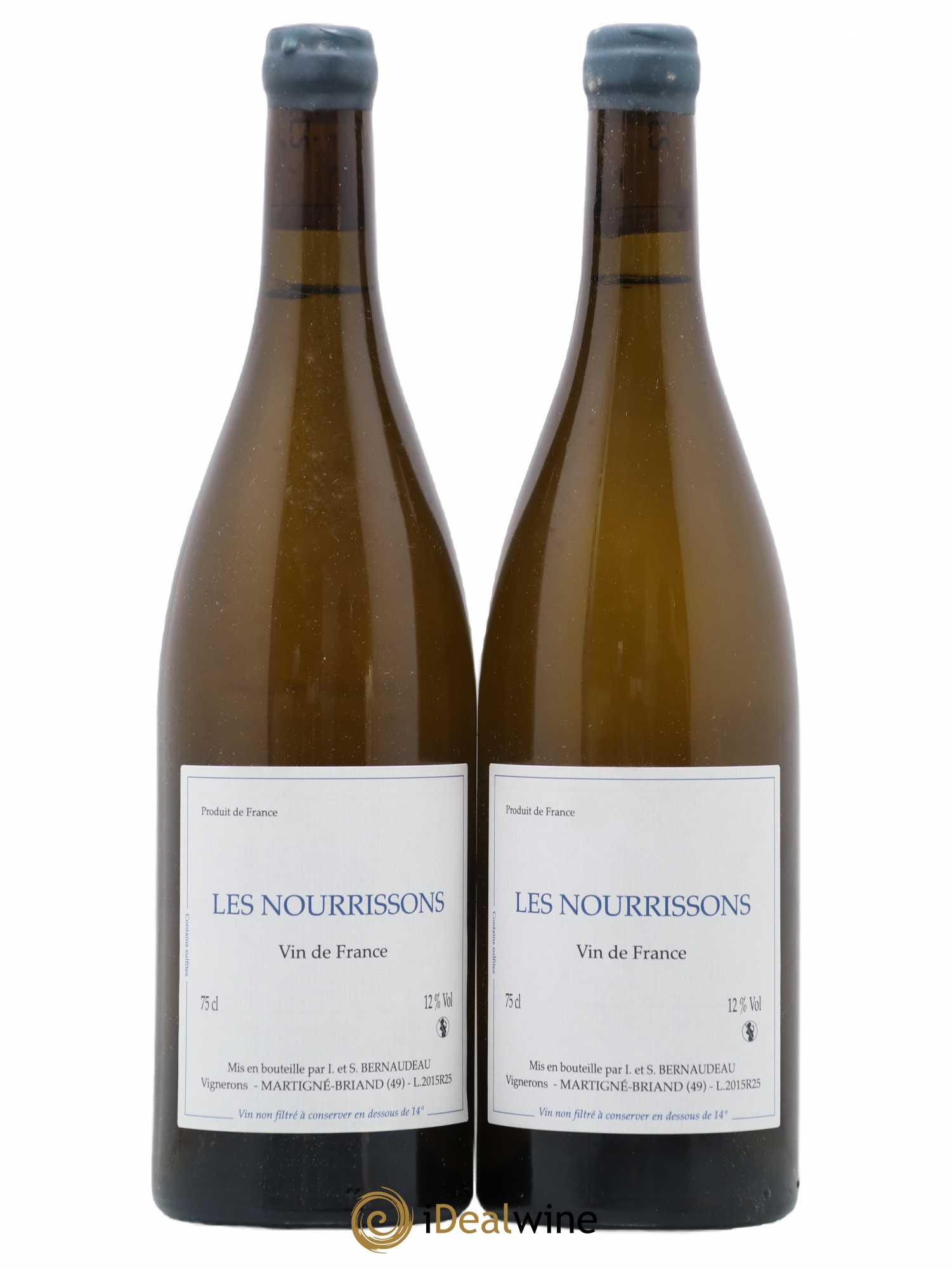 Vin de France Les Nourrissons Stéphane Bernaudeau 2015 - Lot de 2 bouteilles - 0