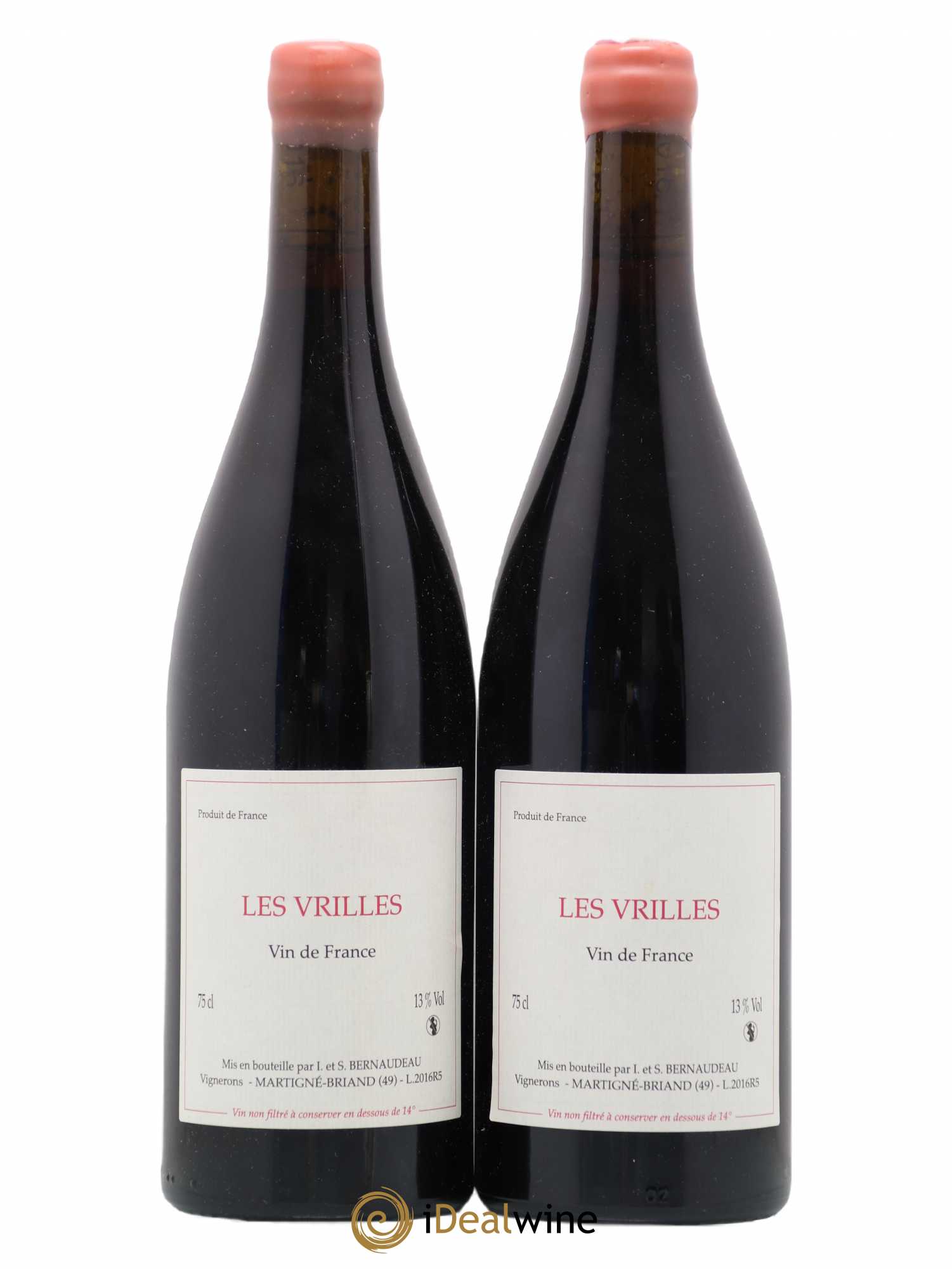 Vin de France Les Vrilles Stéphane Bernaudeau (Domaine) 2016 - Lot de 2 bouteilles - 0