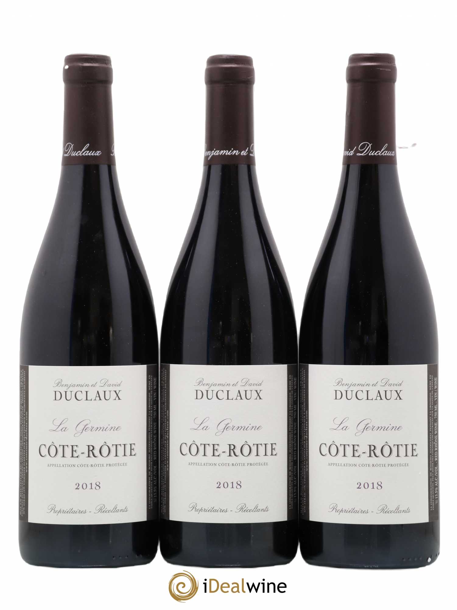 Côte-Rôtie La Germine Domaine Duclaux 2018 - Lot de 3 bouteilles - 0