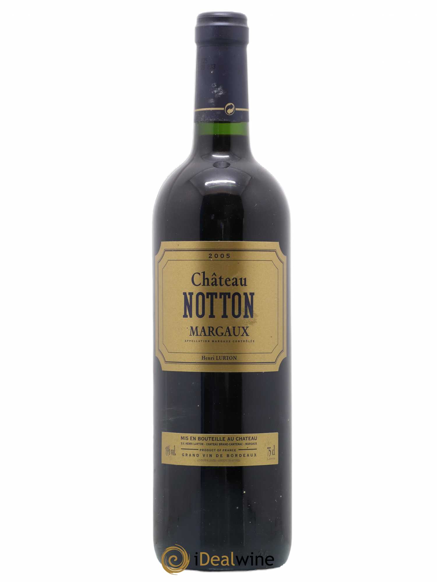 Château Notton 2005 - Lot de 1 bouteille - 0
