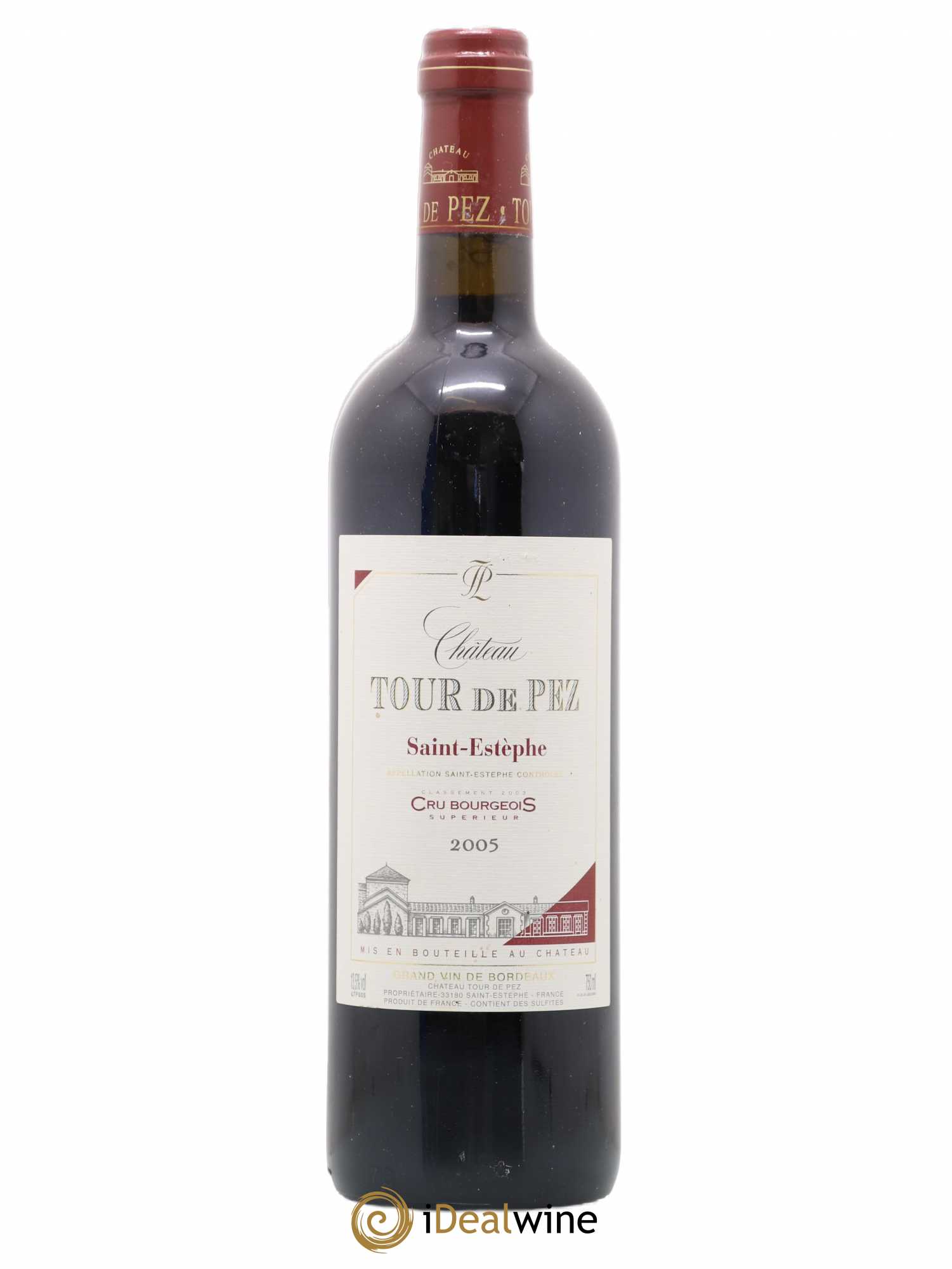 Château Tour de Pez Cru Bourgeois 2005 - Lot de 1 bouteille - 0