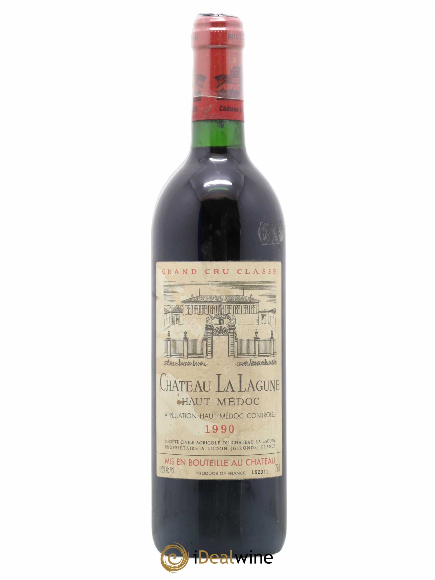 Château la Lagune 3ème Grand Cru Classé 1990 - Lot de 1 bouteille - 0