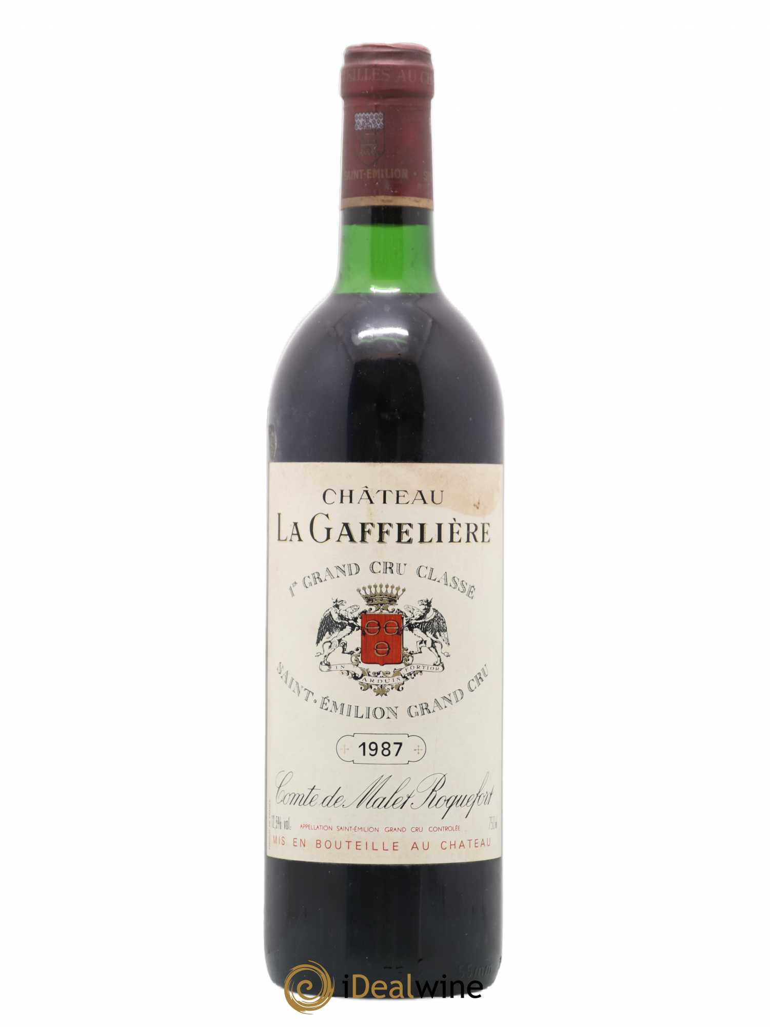 Château la Gaffelière 1er Grand Cru Classé B 1987 - Lot de 1 bouteille - 0