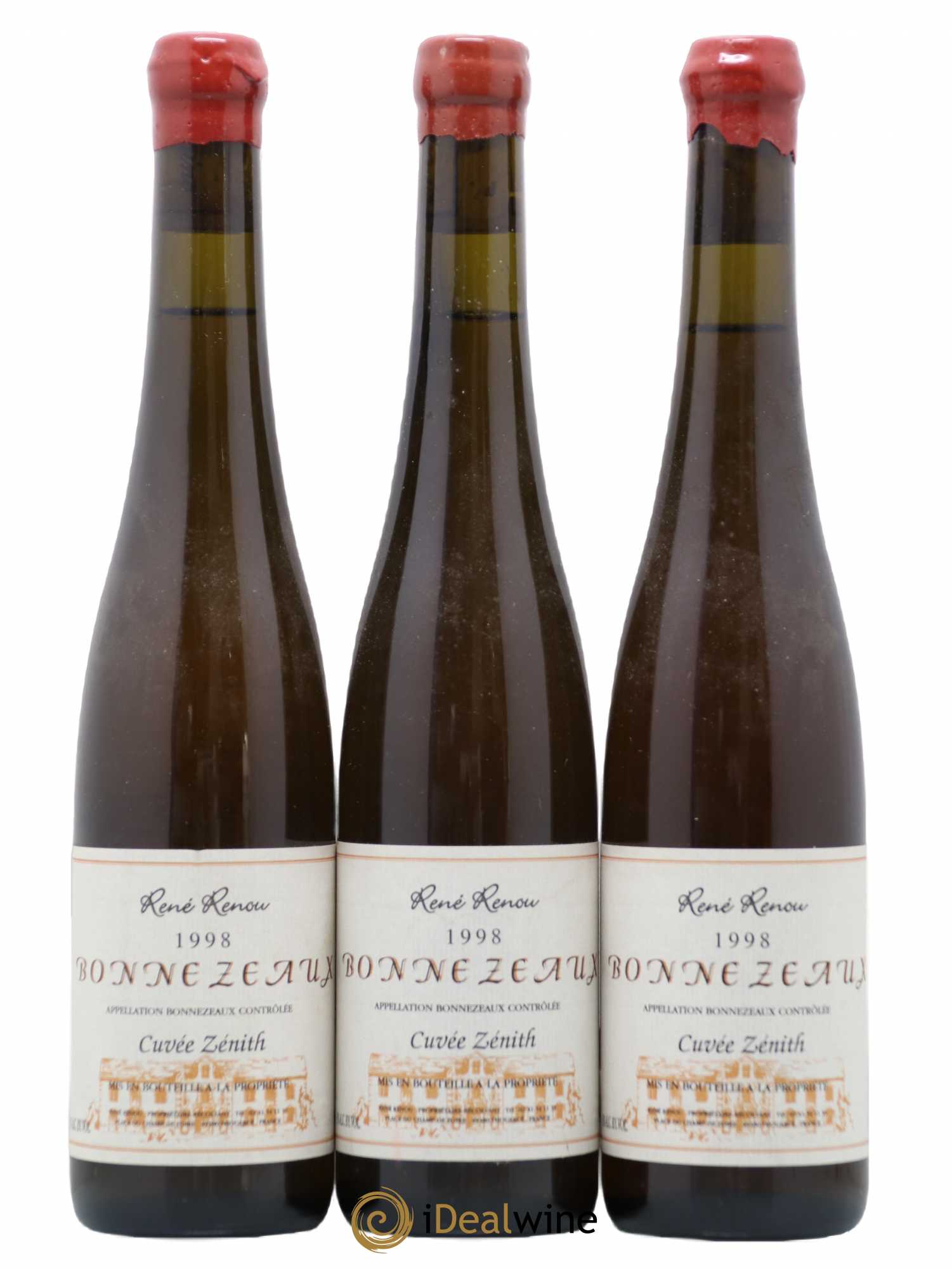 Bonnezeaux Cuvée Zénith René Renou 50cl 1998 - Lotto di 3 bottiglie - 0