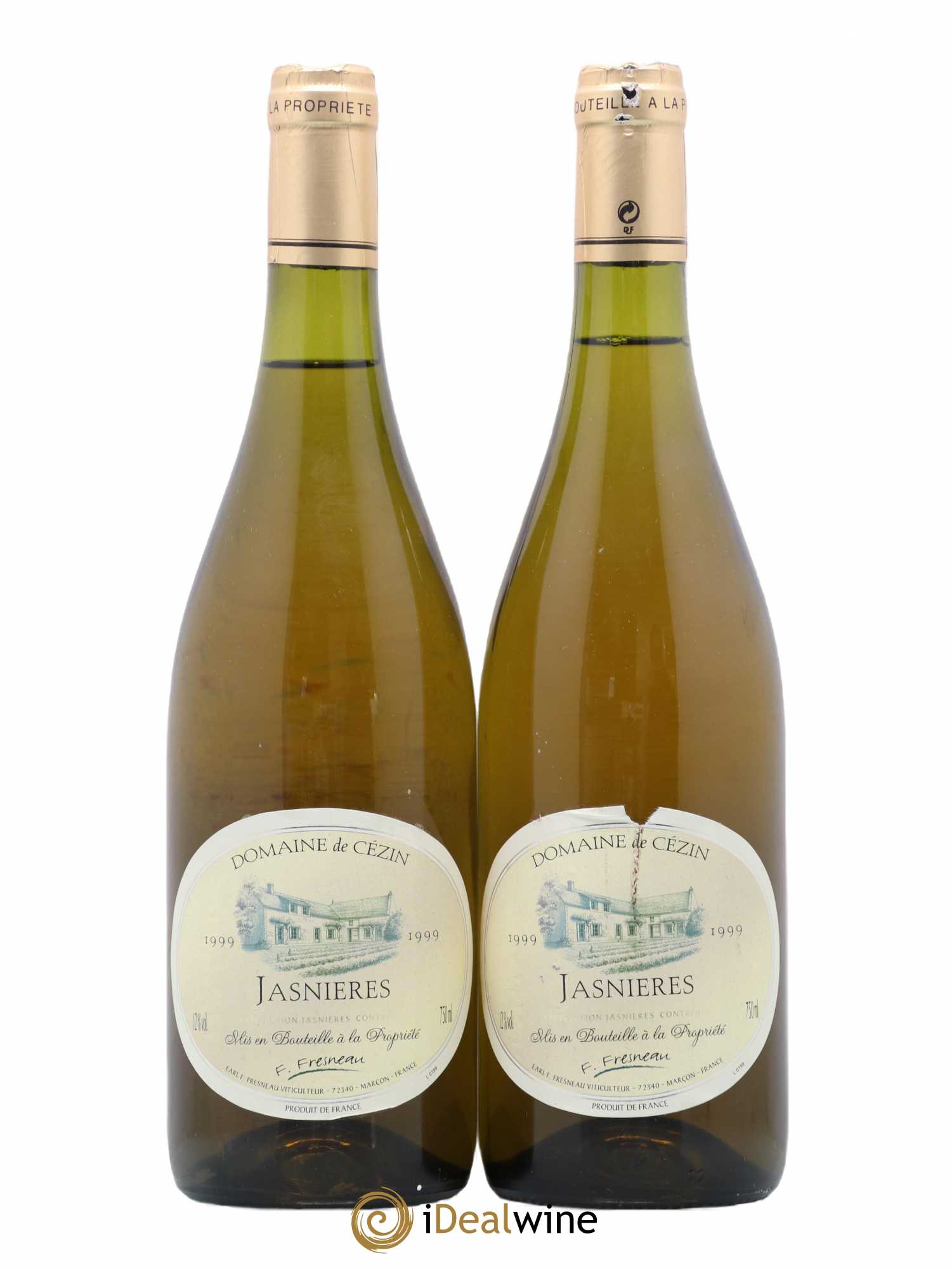 Jasnières Cezin 1999 - Posten von 2 Flaschen - 0