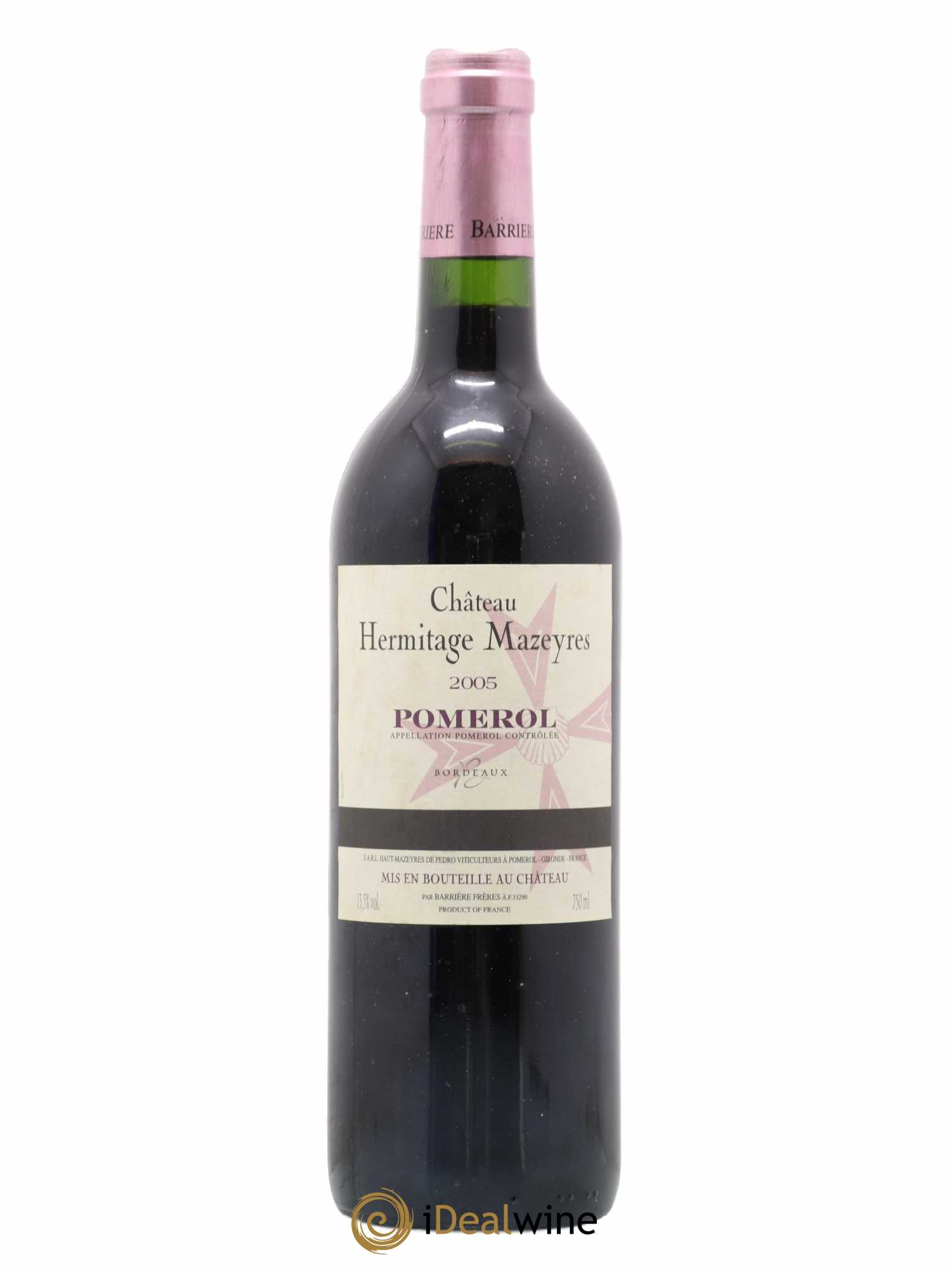 Pomerol Château Hermitage Mazeyres 2005 - Posten von 1 Flasche - 0