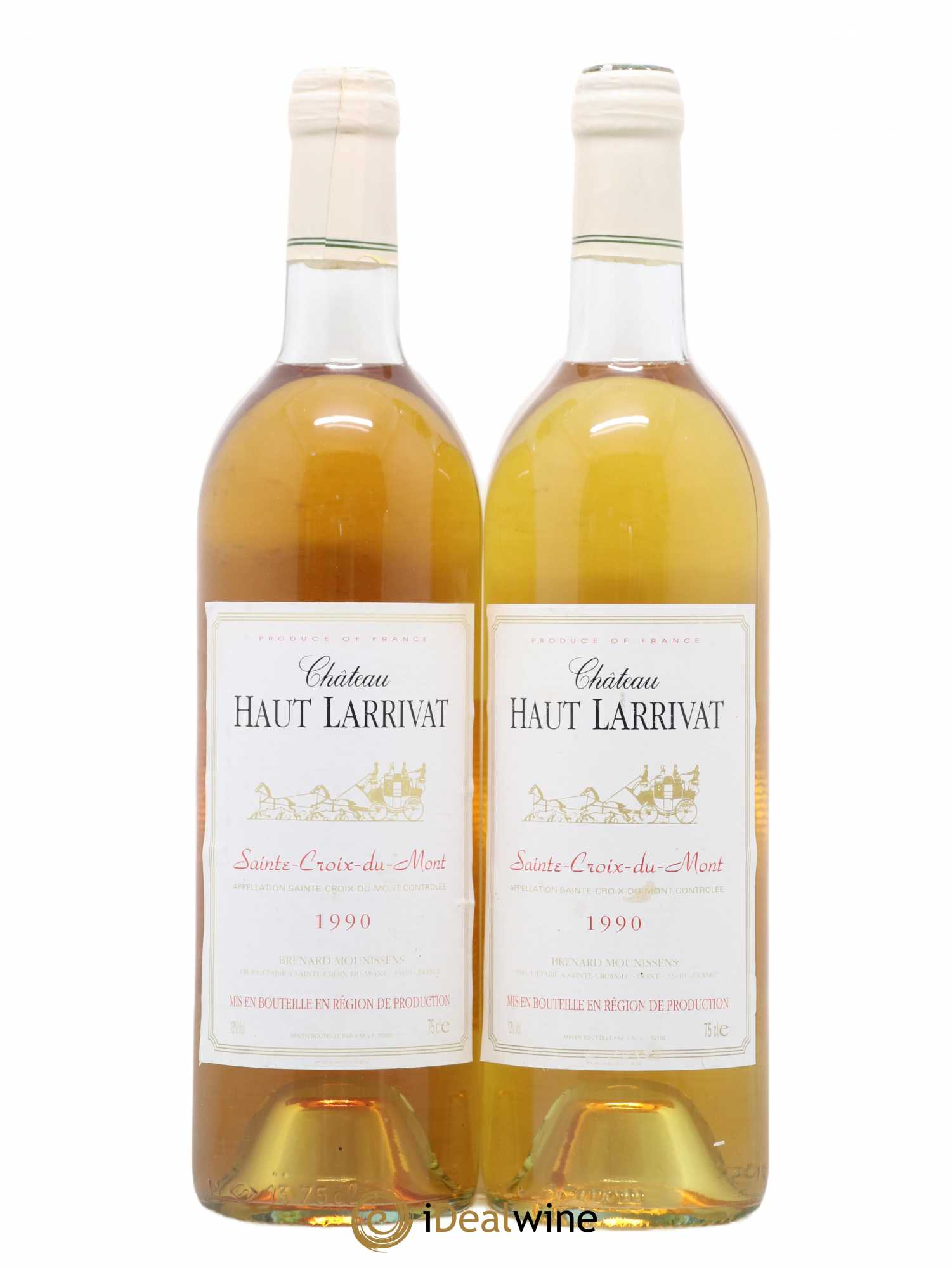 Sainte-Croix-du-Mont Haut Larrivat 1990 - Lotto di 2 bottiglie - 0