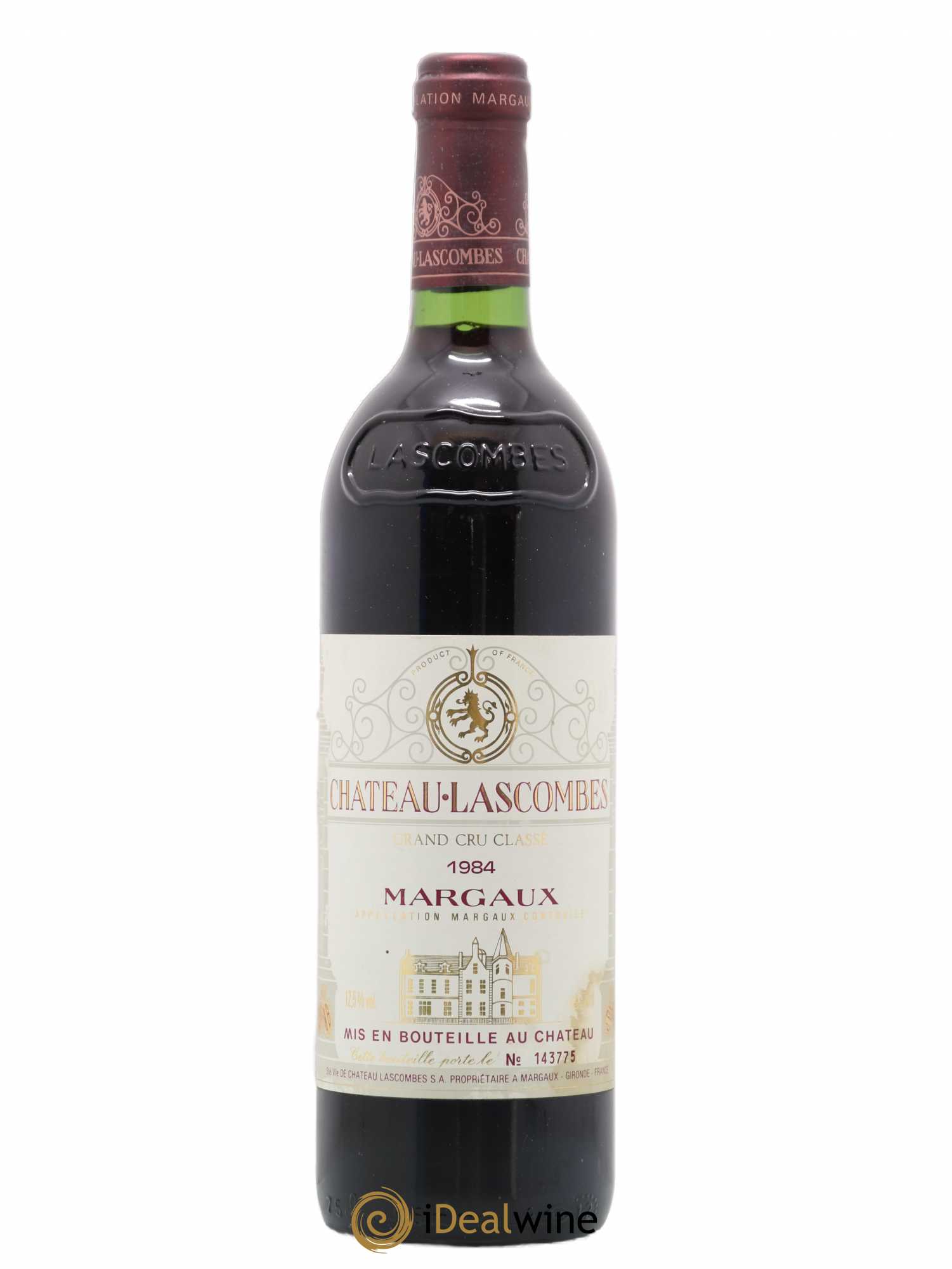Château Lascombes 2ème Grand Cru Classé 1984 - Lot de 1 bouteille - 0